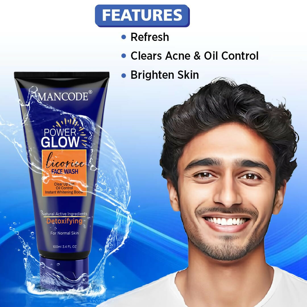 Mancode face wash for radiant skin