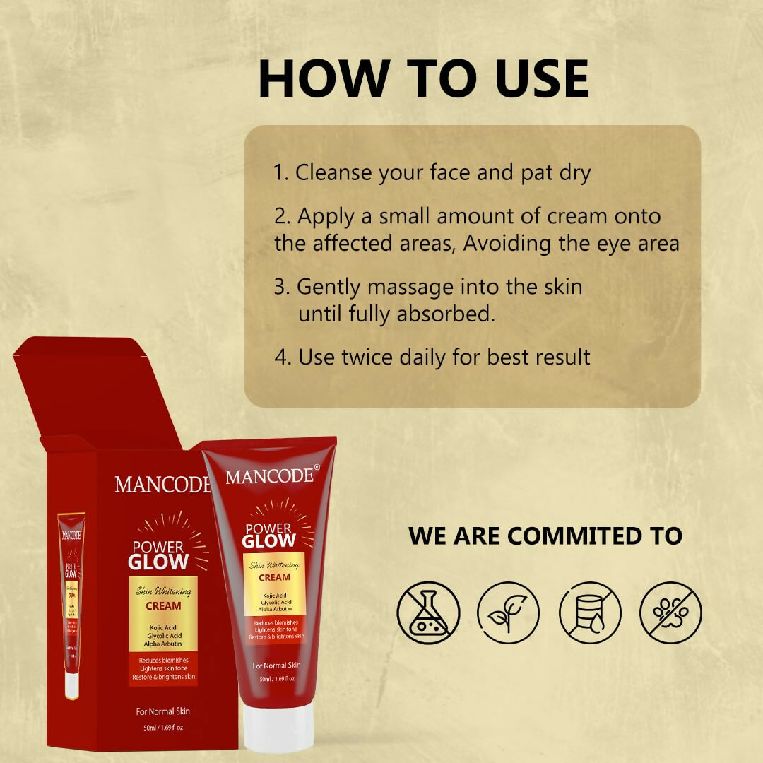how to use power glow cream