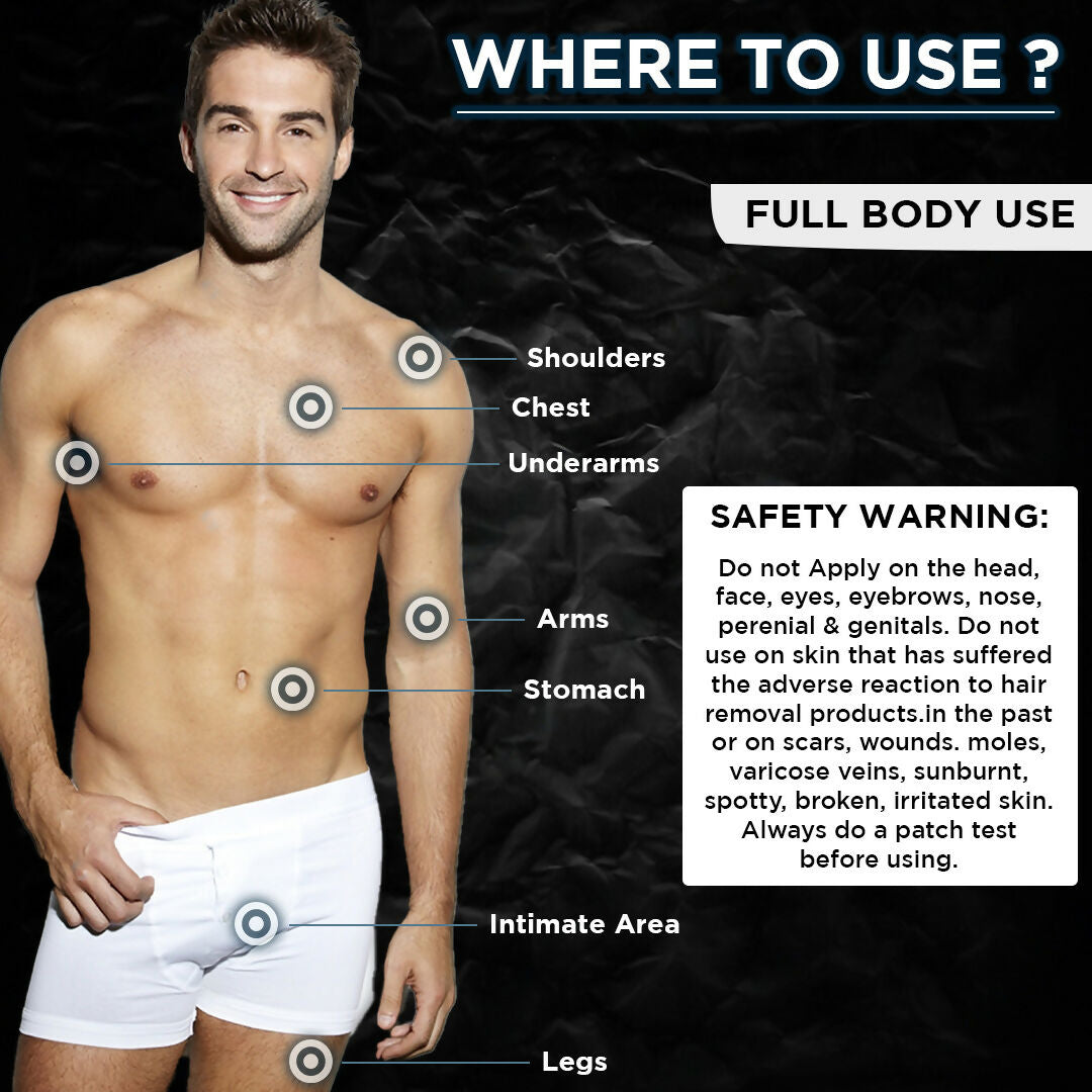 how to use hair removal cream