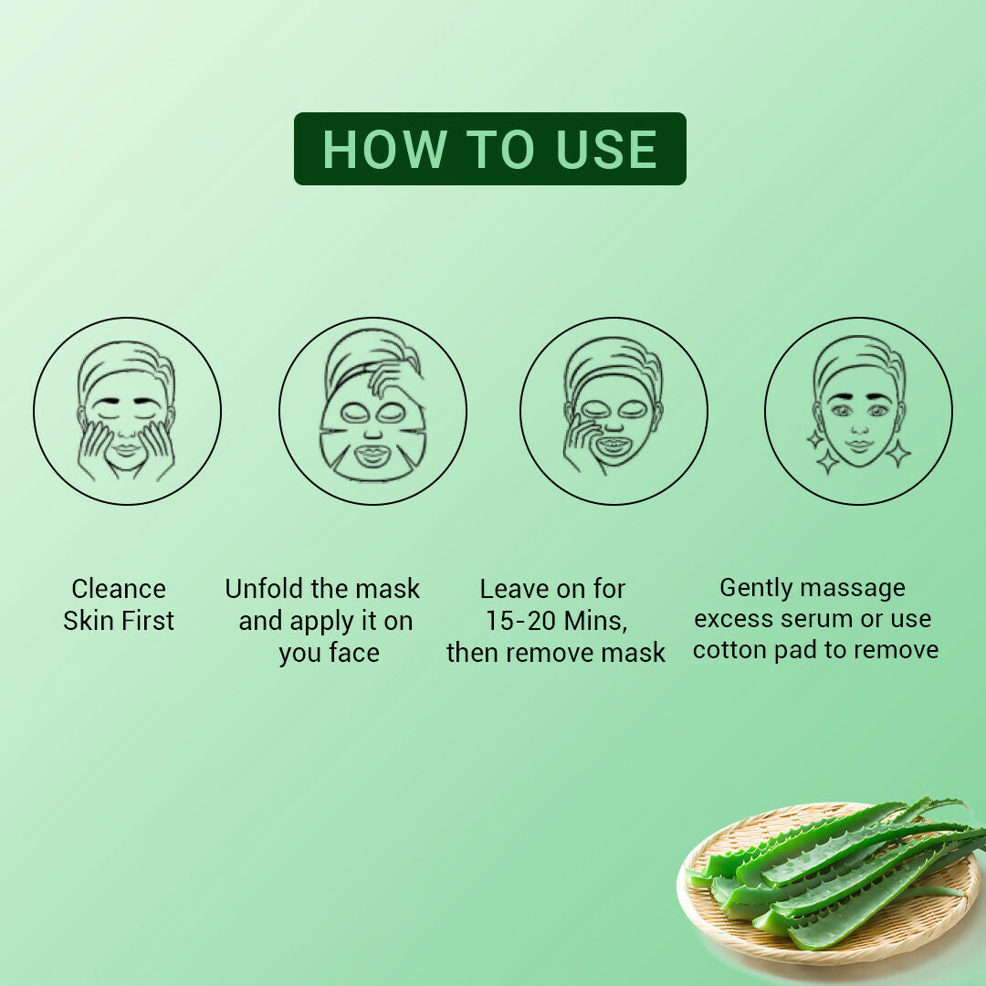 Brightening aloe face mask