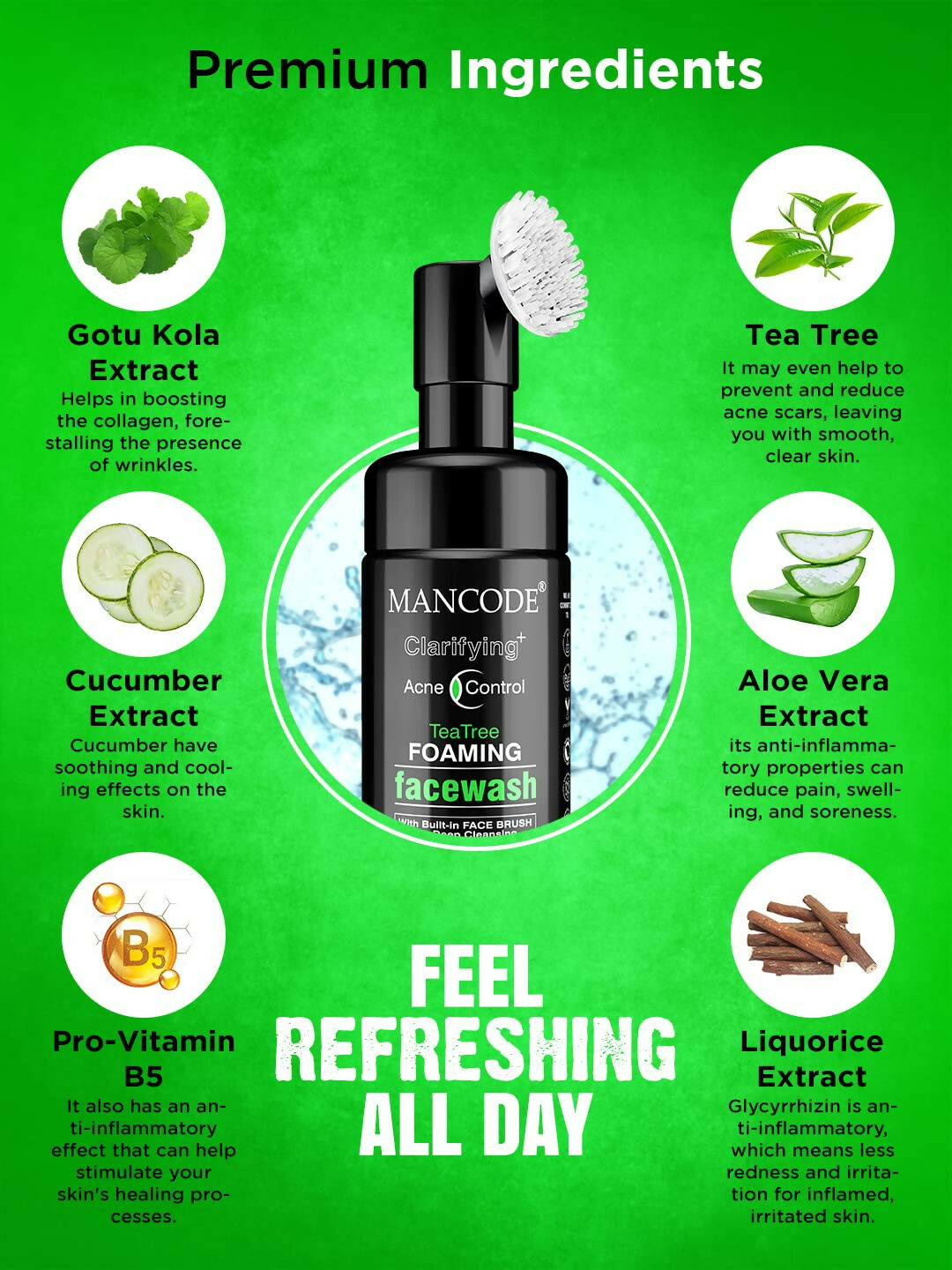 Face Wash with Tea Tree for Men