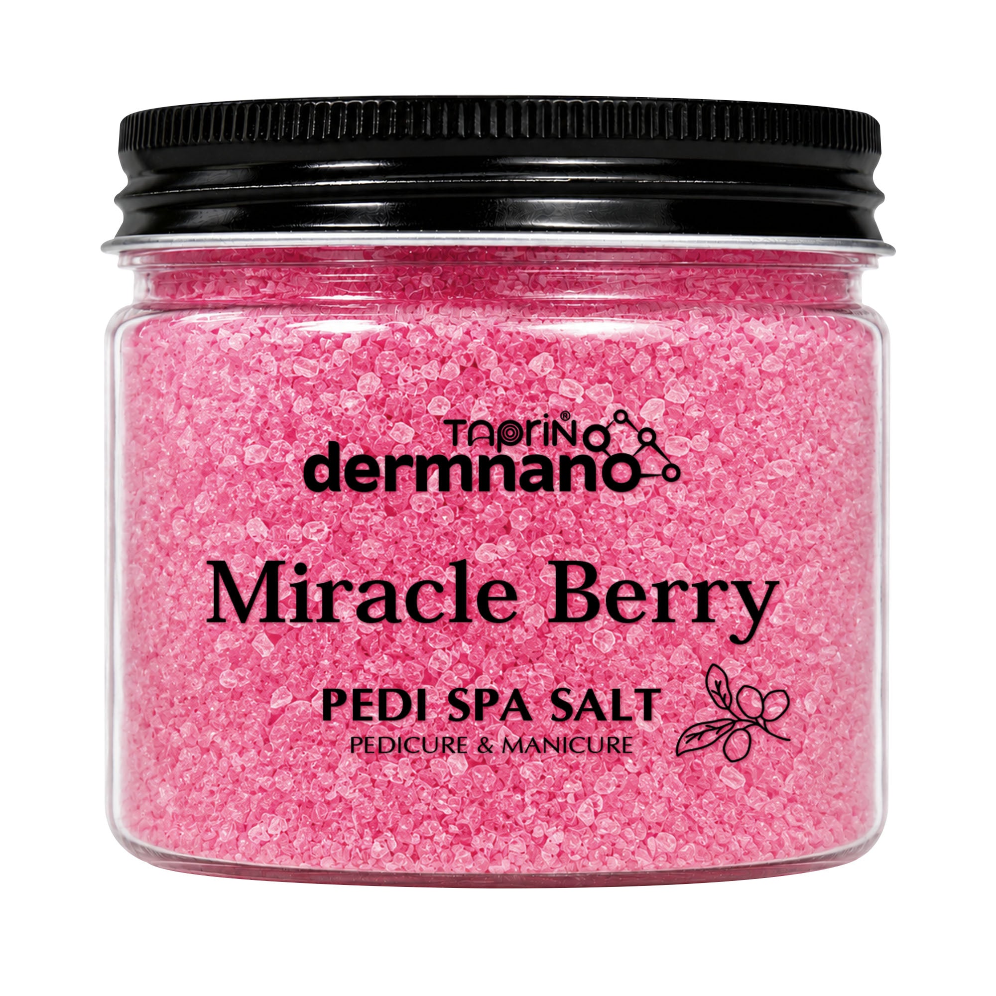 Taprin Dermnano Miracle Berry Pedi Spa Salt | Foot Exfoliation Spa Salt for Smooth & Refreshed Feet