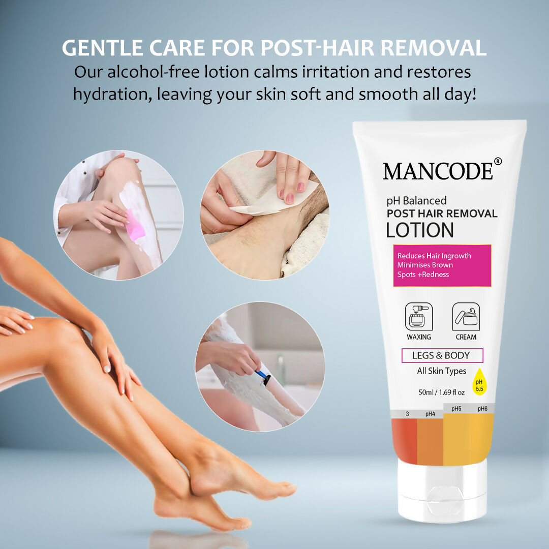 After wax care lotion