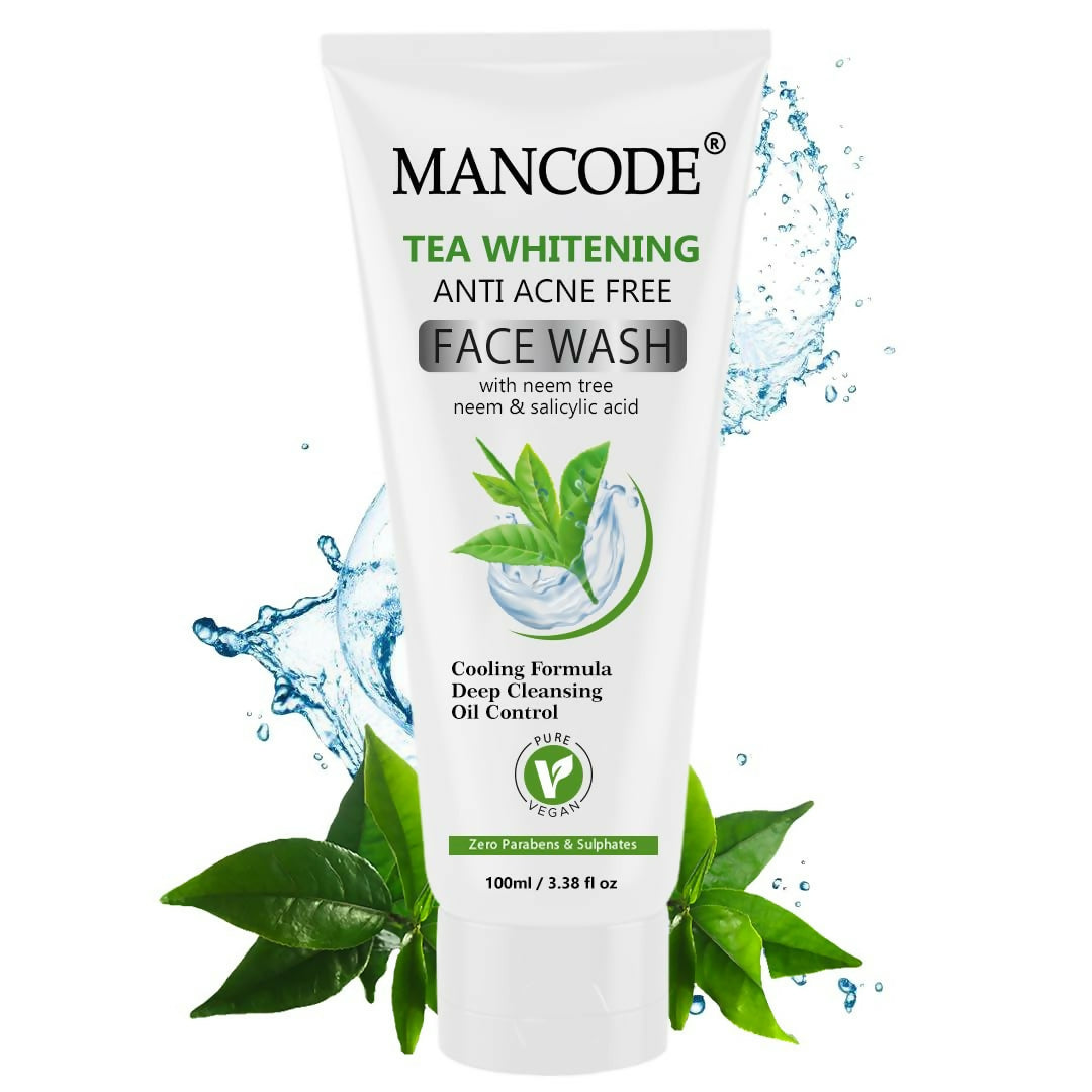 Mancode Tea Whitening Face Wash