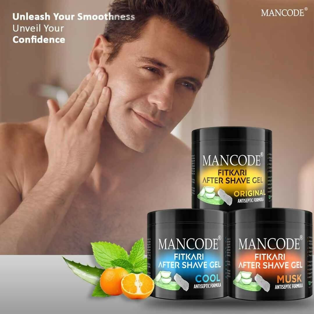 Mancode after shave gel