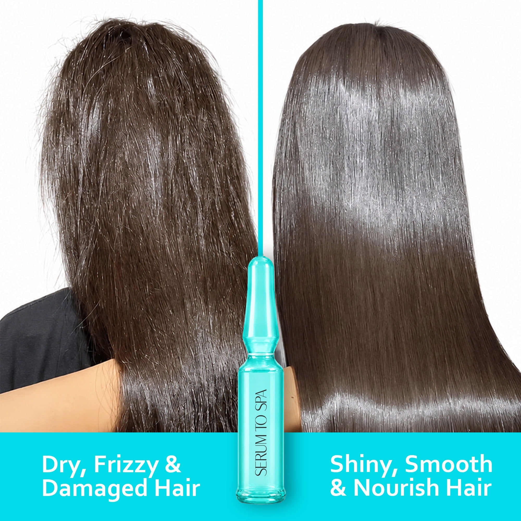 Serum To Hair Spa Ampoule with Hyaluronic Acid | Deep Repair Hair Spa Mask for Smooth & Healthy Looking Hair | 5 x 5ml