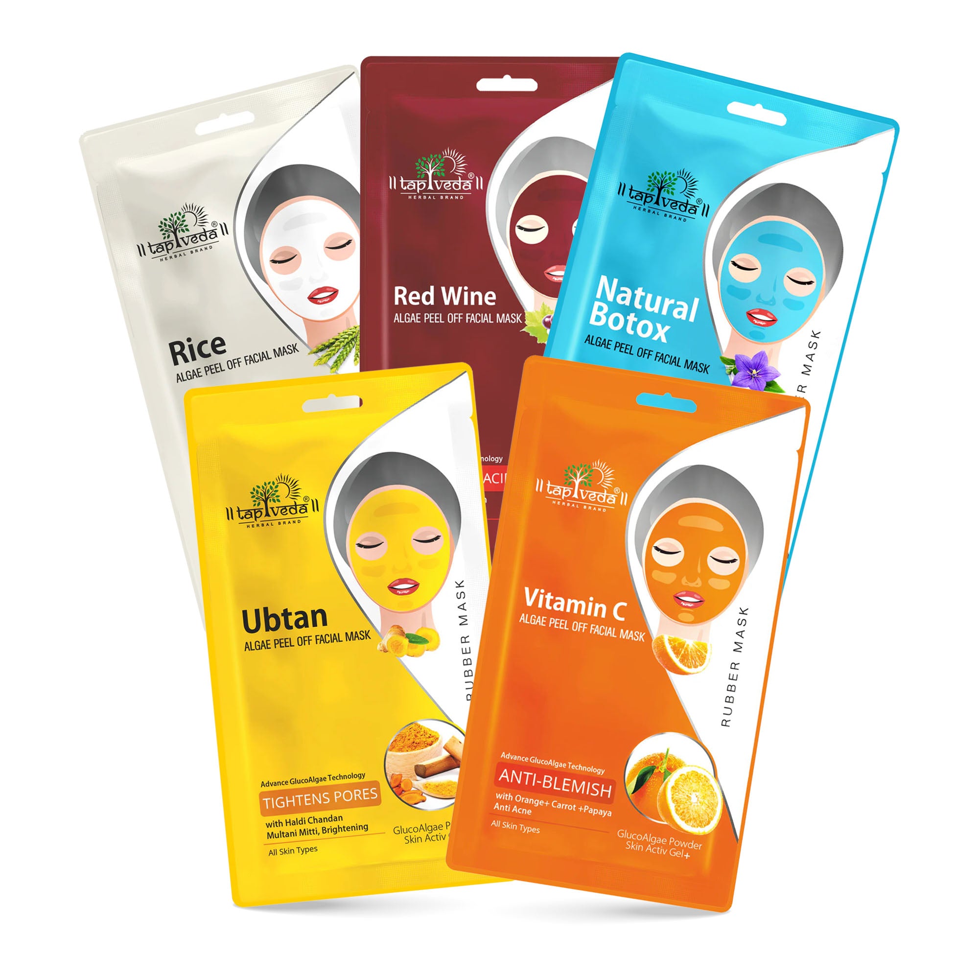 Hydrating Algae Peel-Off Facial Mask Combo deeply nourishes skin