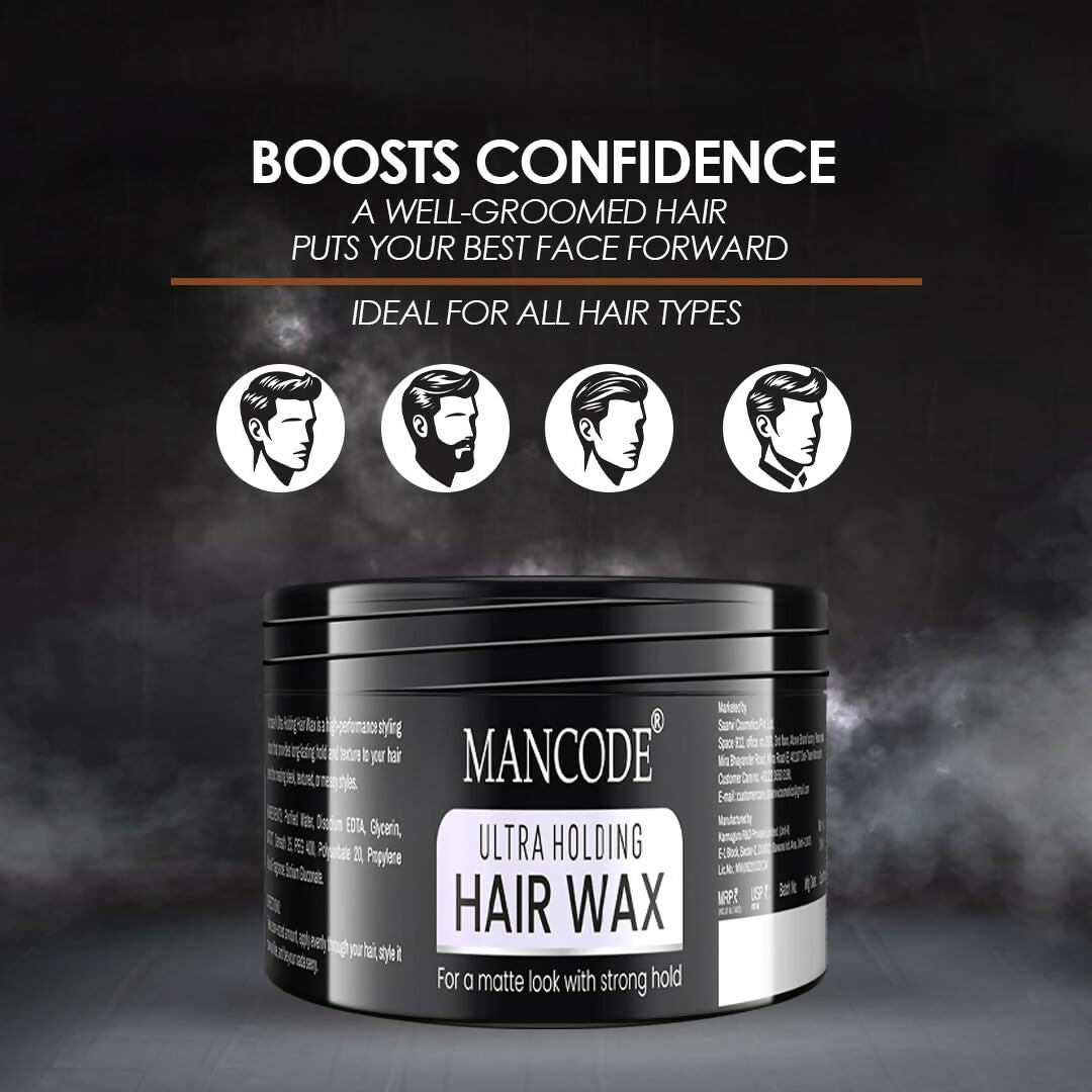 Long-lasting hair wax for men
