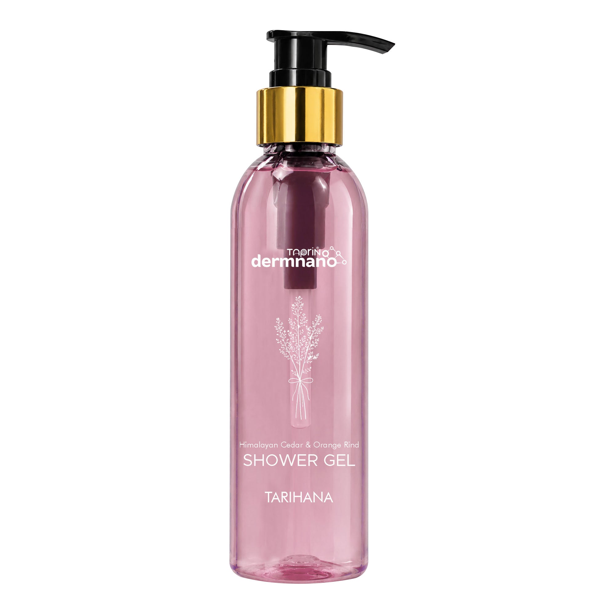 Taprin Dermnano Tarihana Himalayan Cedar & Orange Rind Shower Gel | Hydrating Citrus Shower Gel for Daily Use | 200ml