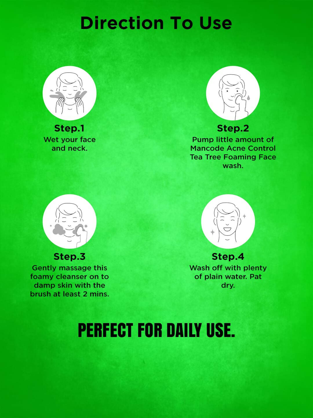 how to use foaming face wash