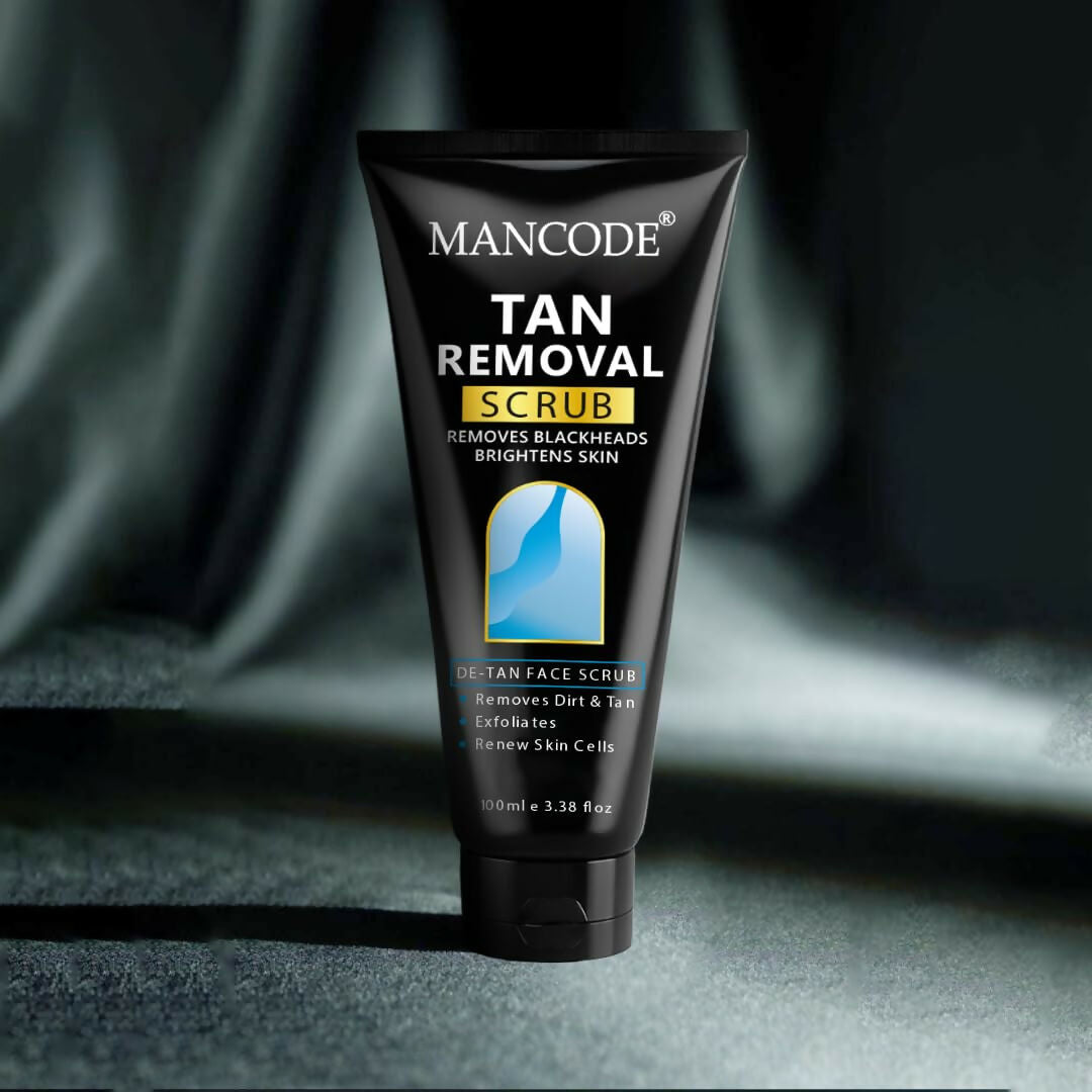 De-tan face scrub for men