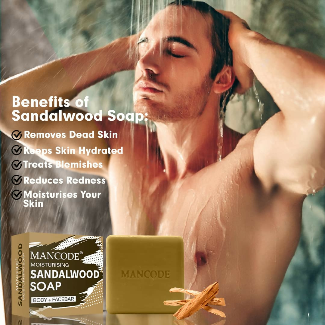 Skin care soap for men