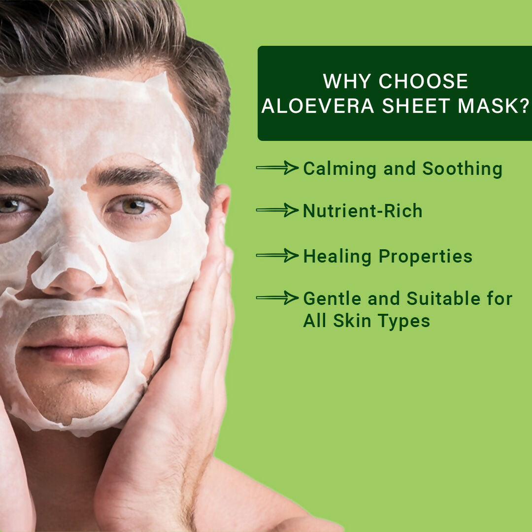 Calming aloe sheet mask