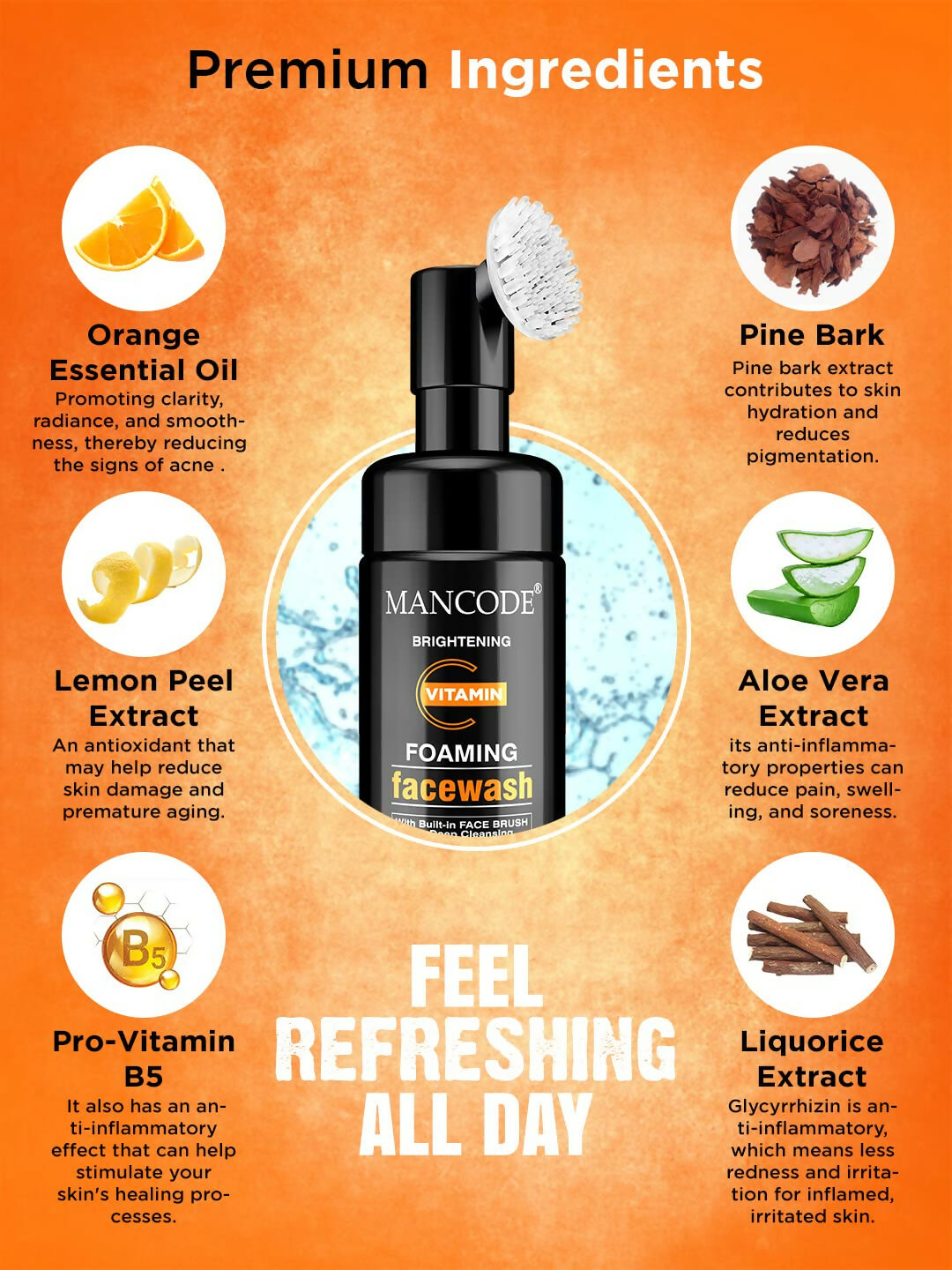 Citrus Face Wash for Men