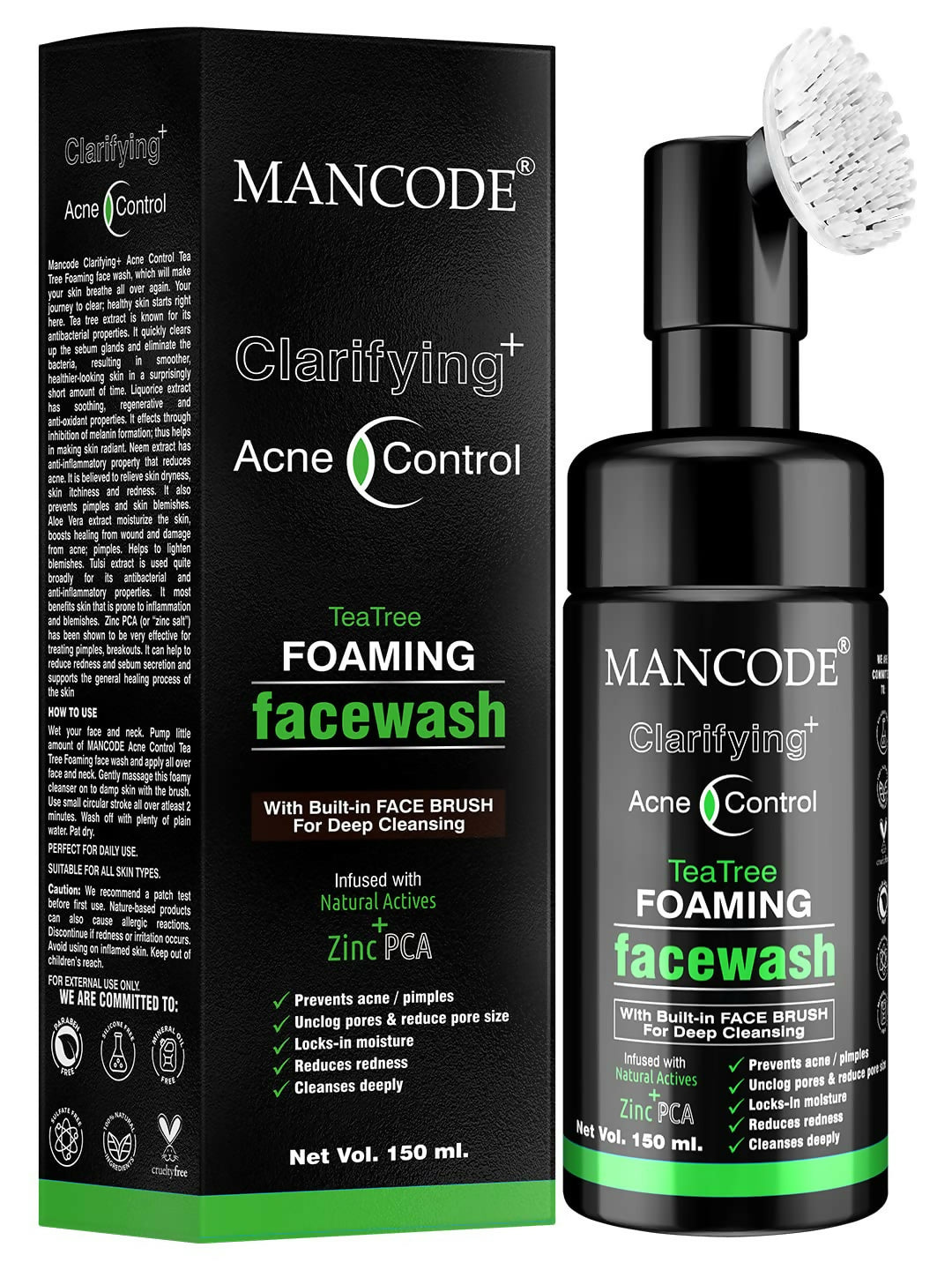 Mancode Tea Tree Face Wash 150ml