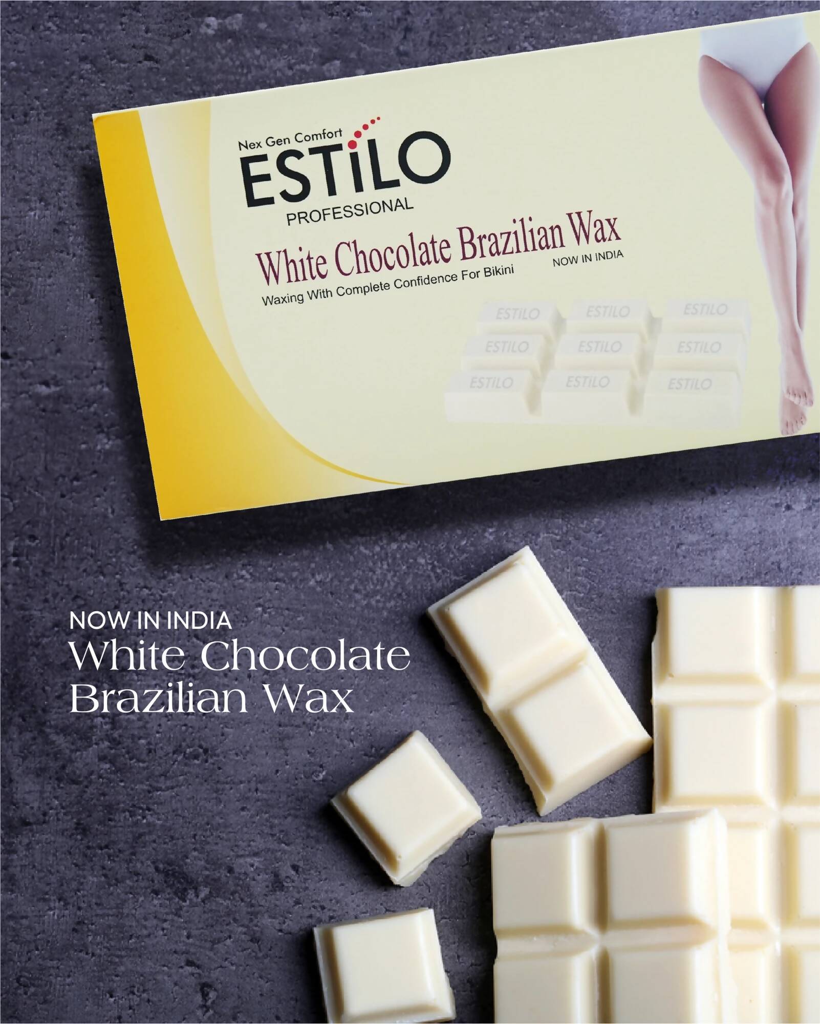 Indian white chocolate brazilian wax
