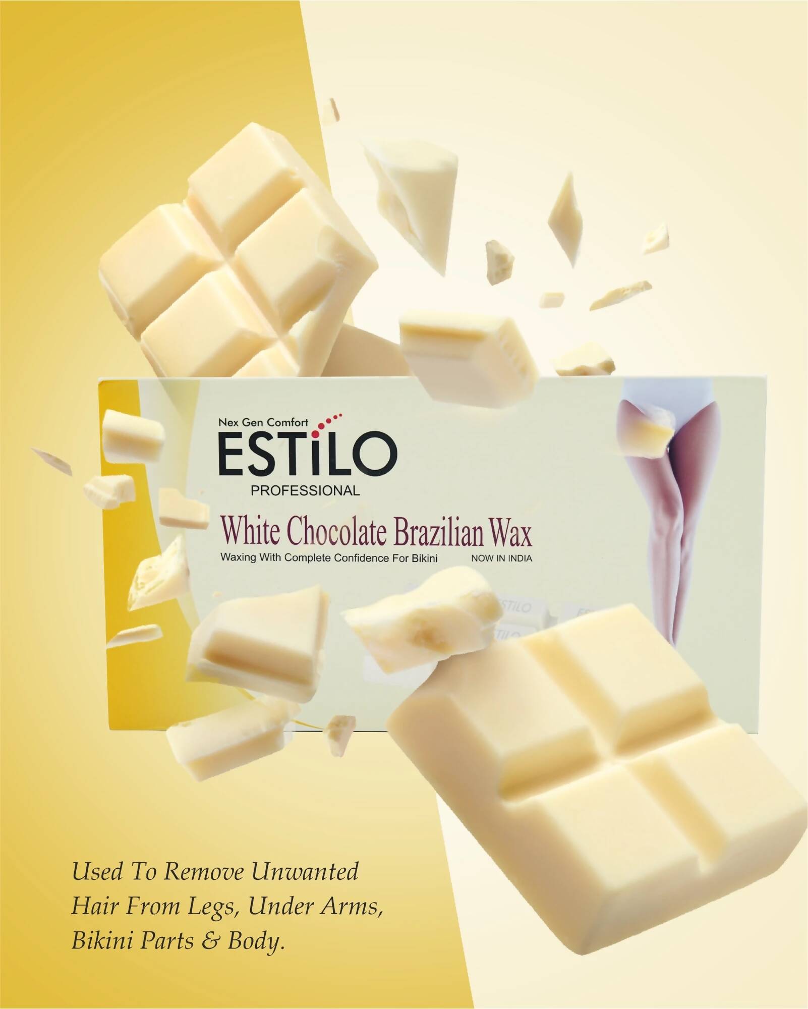 White chocolate brazilian wax with Ingridients