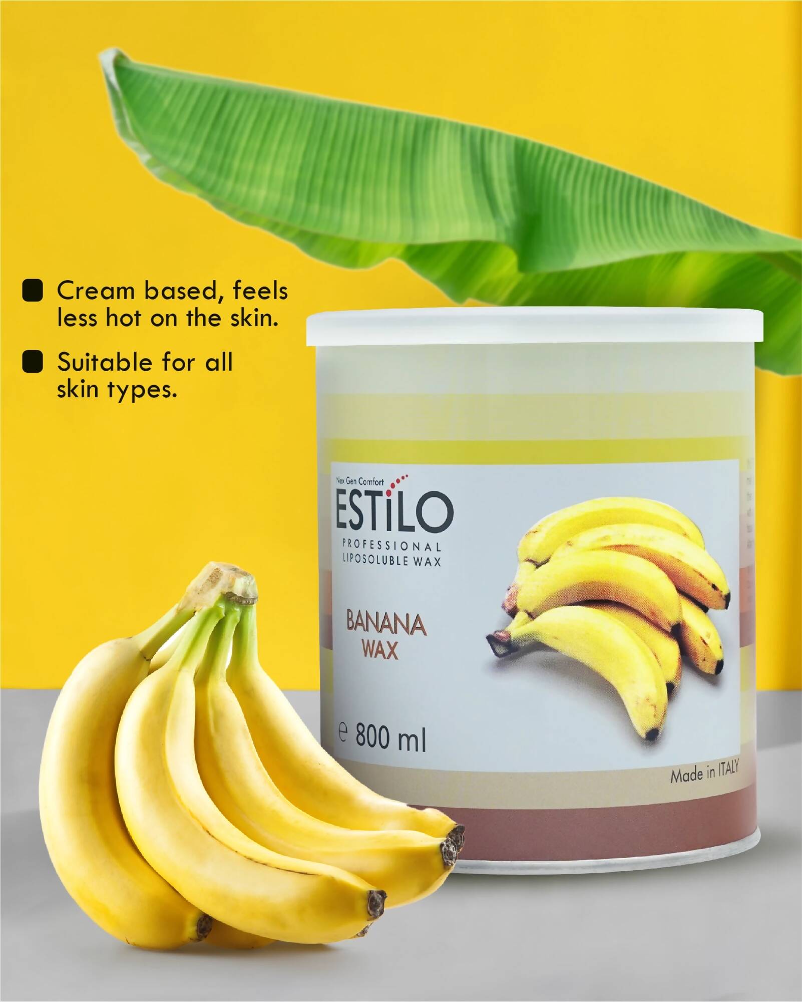 banana wax with its ingridients