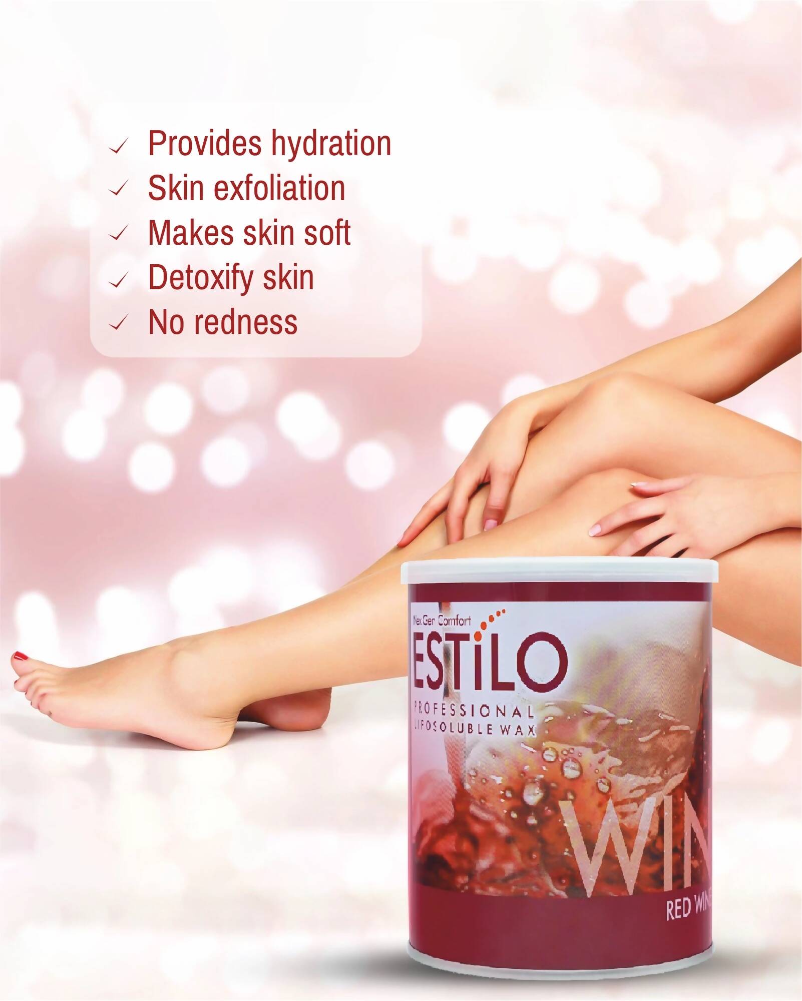 benefits of red wine body wax