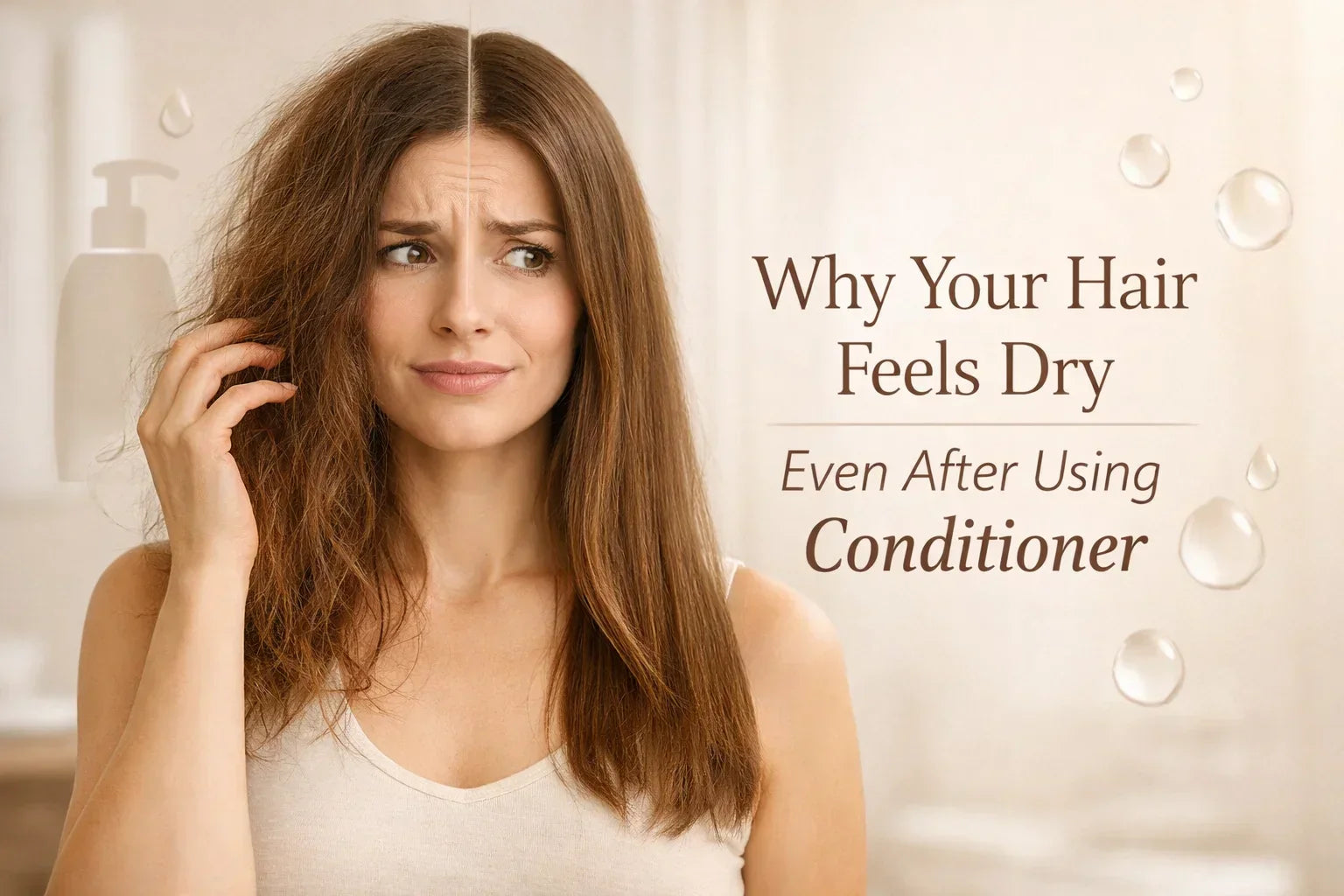 Why Your Hair Feels Dry Even After Using Conditioner