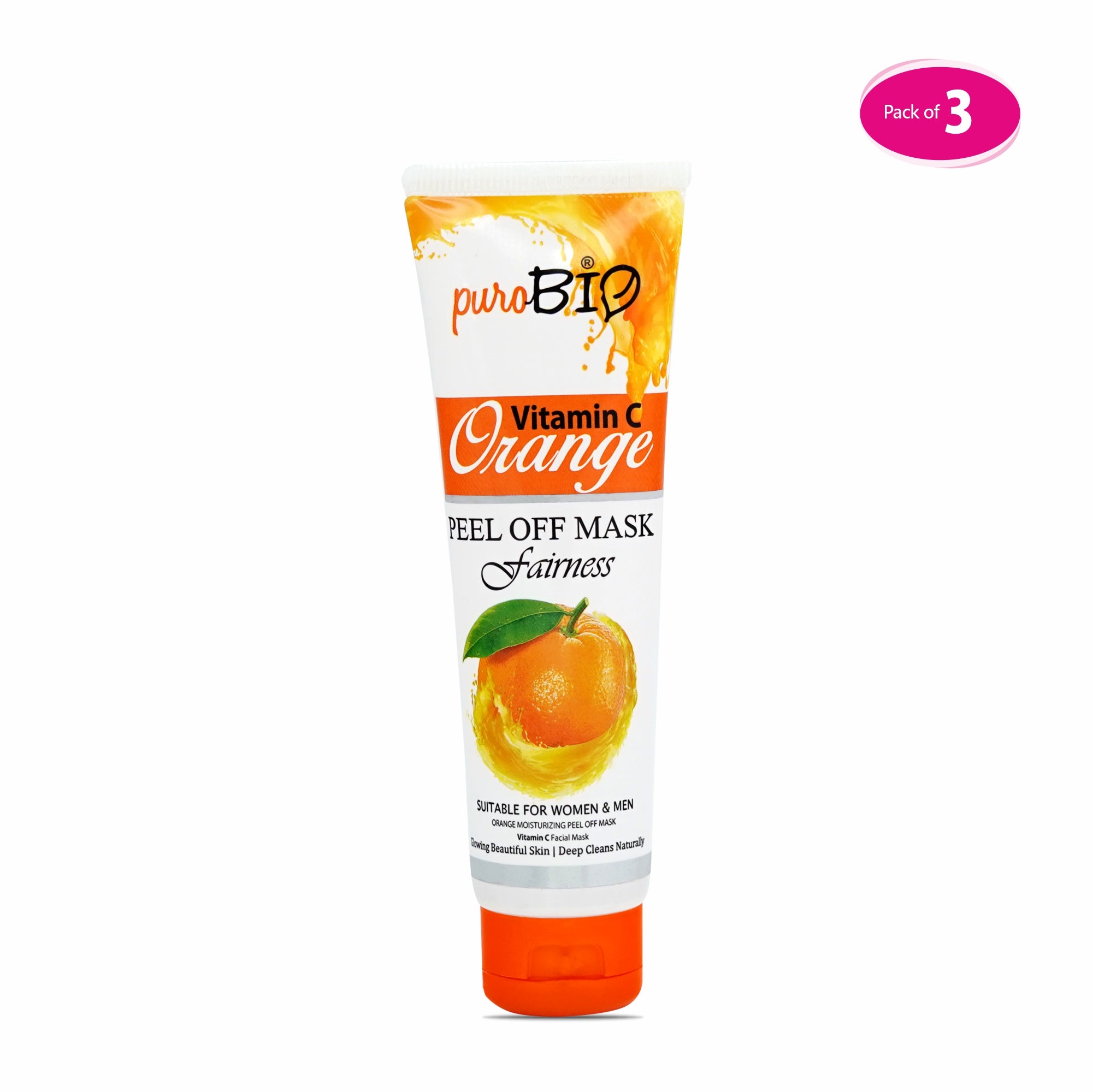 Vitamin-C Orange peel off mask in bulk 3 quantity