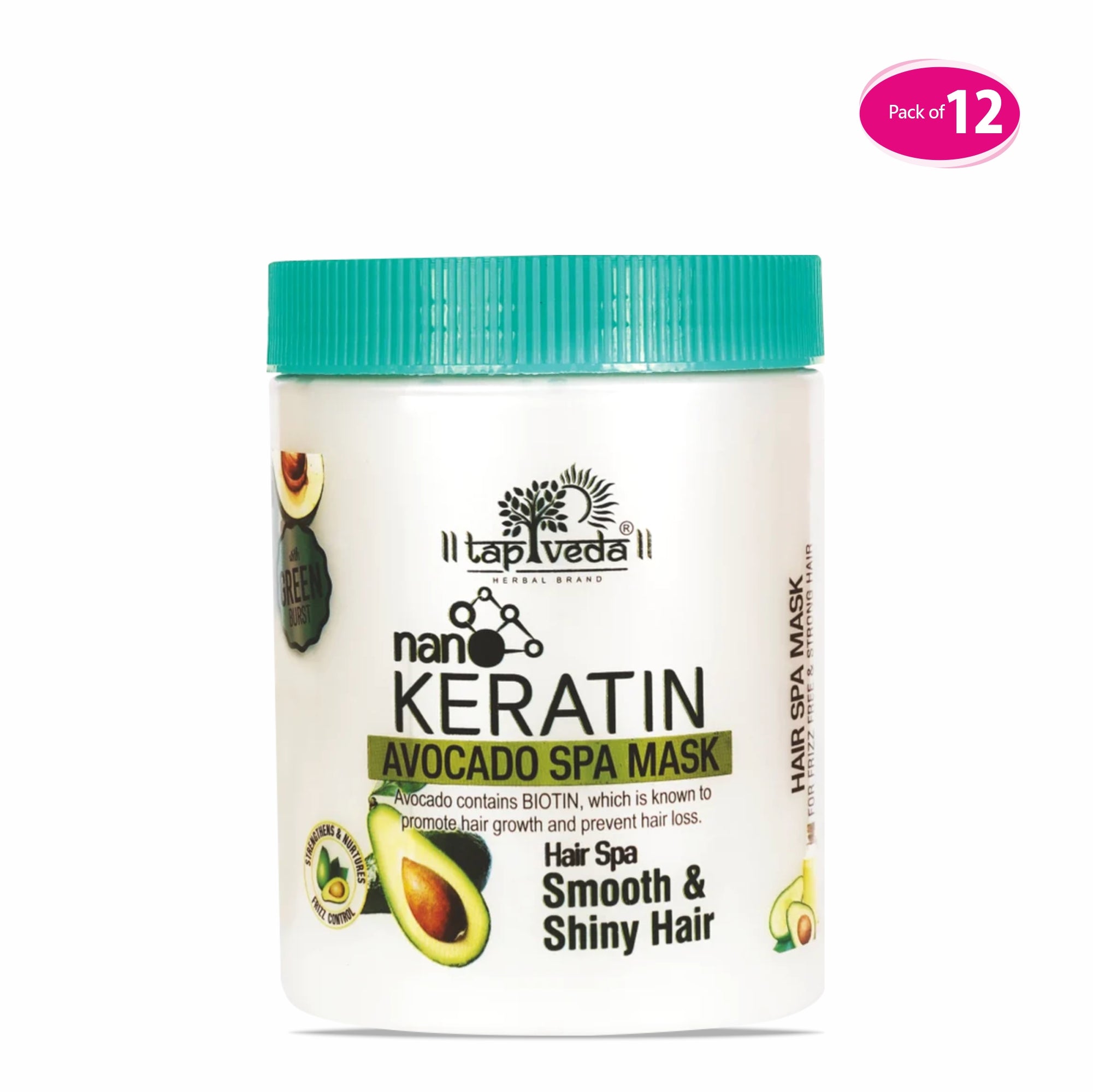 Avocado Nano Keratin Hair Spa Mask in bulk 12 quantity