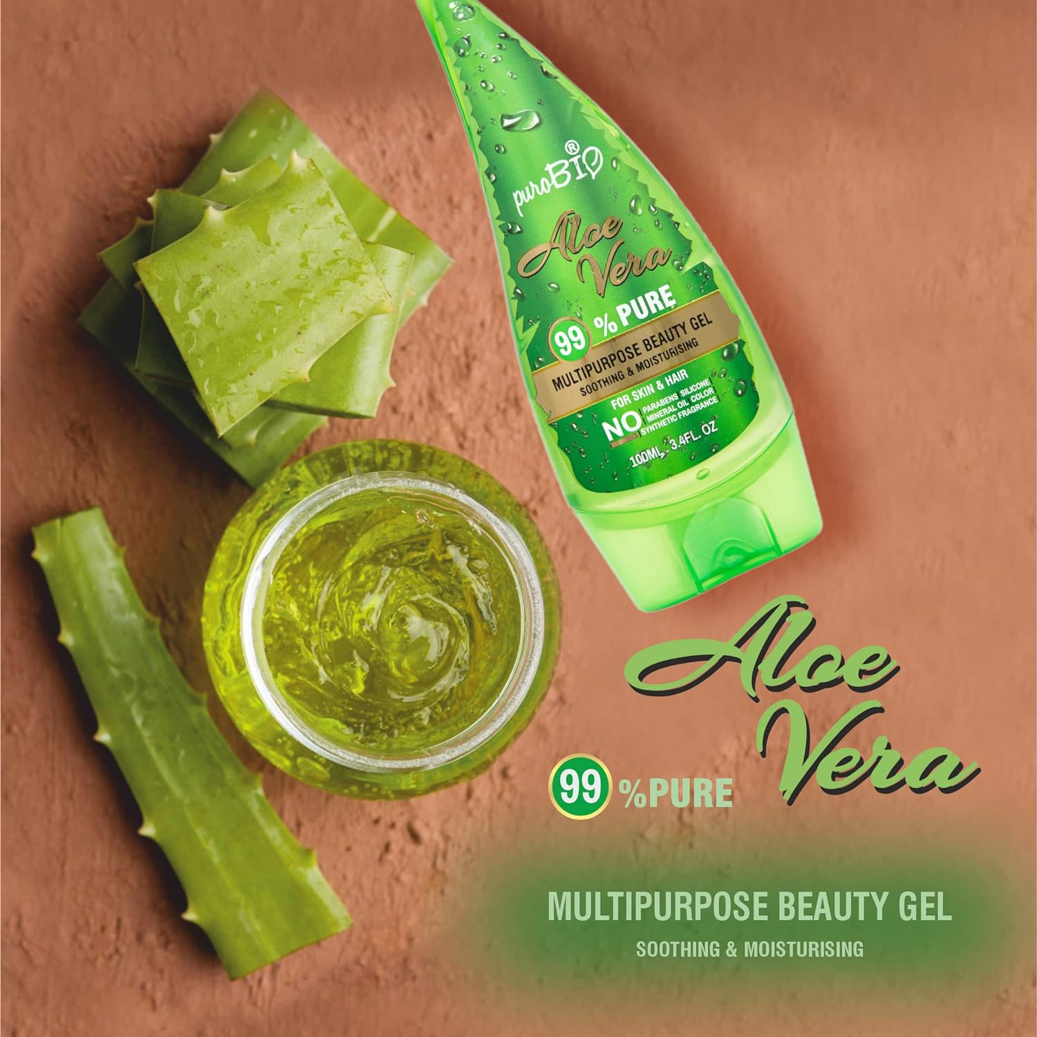 99% Organic Aloe Vera Beauty Gel 