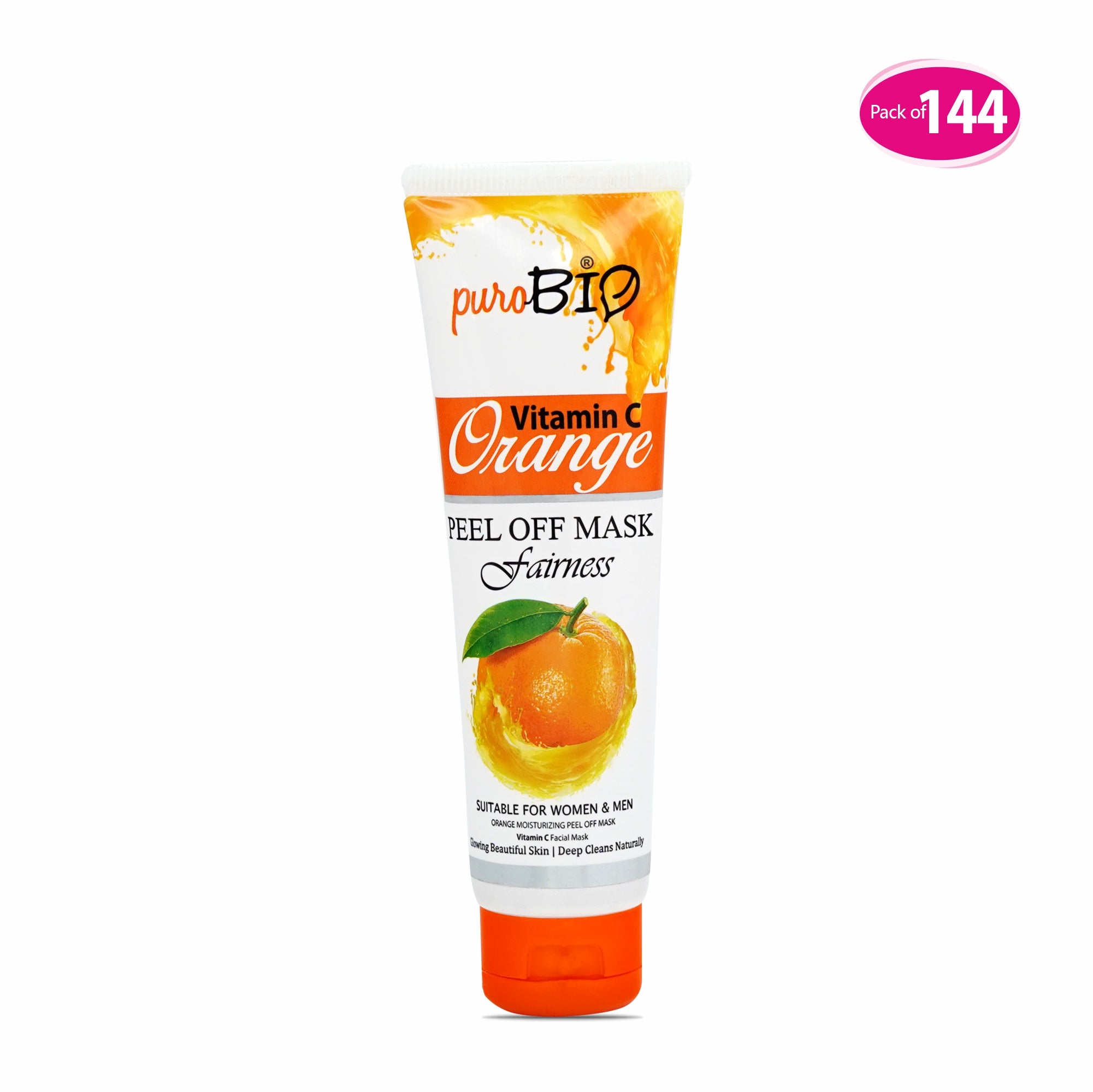 Vitamin-C Orange peel off mask in bulk 144 quantity