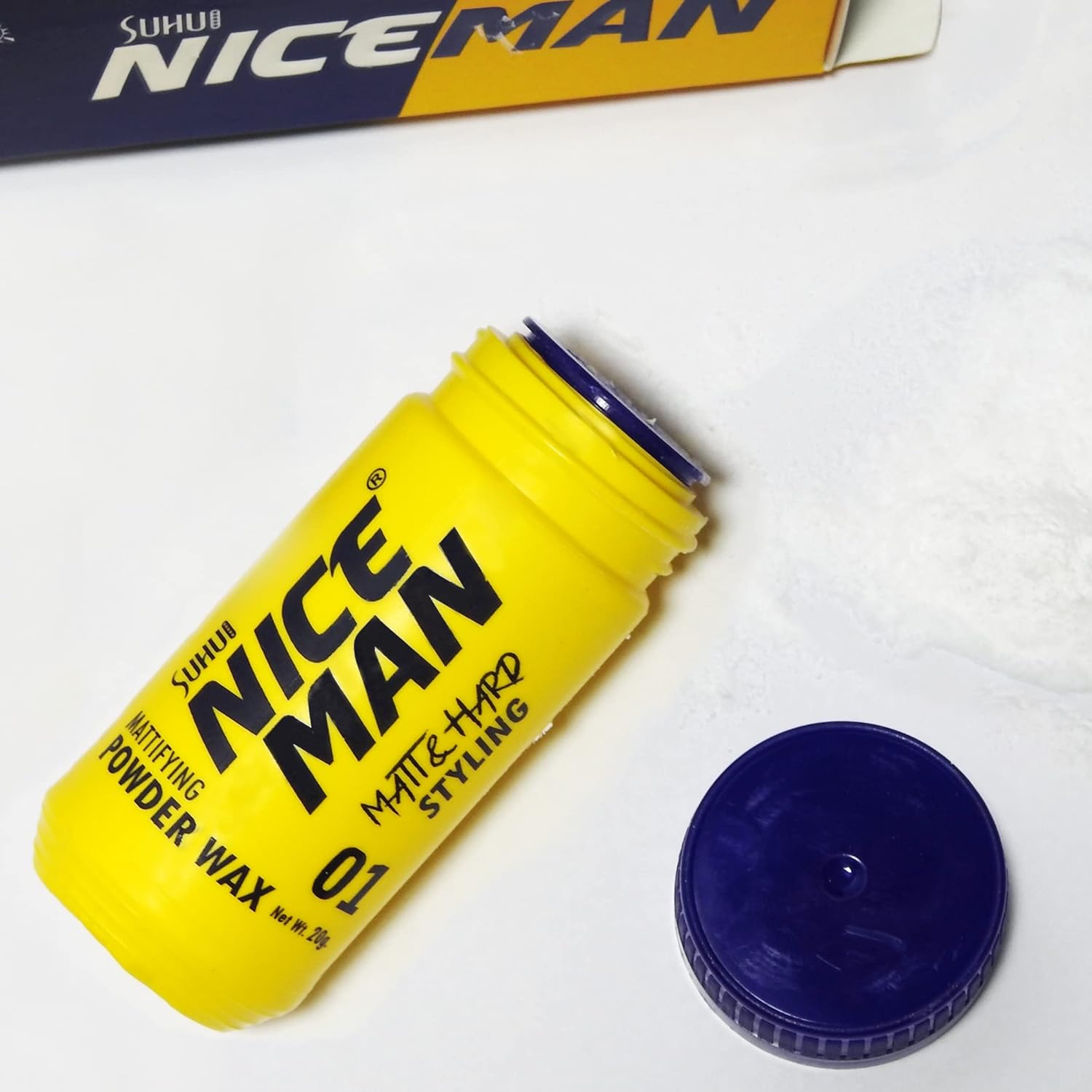 SUHU Style Art Hair Web wax 100ml with Niceman Mattifying Hair powder Wax 20g Combo (2 Items in the set)