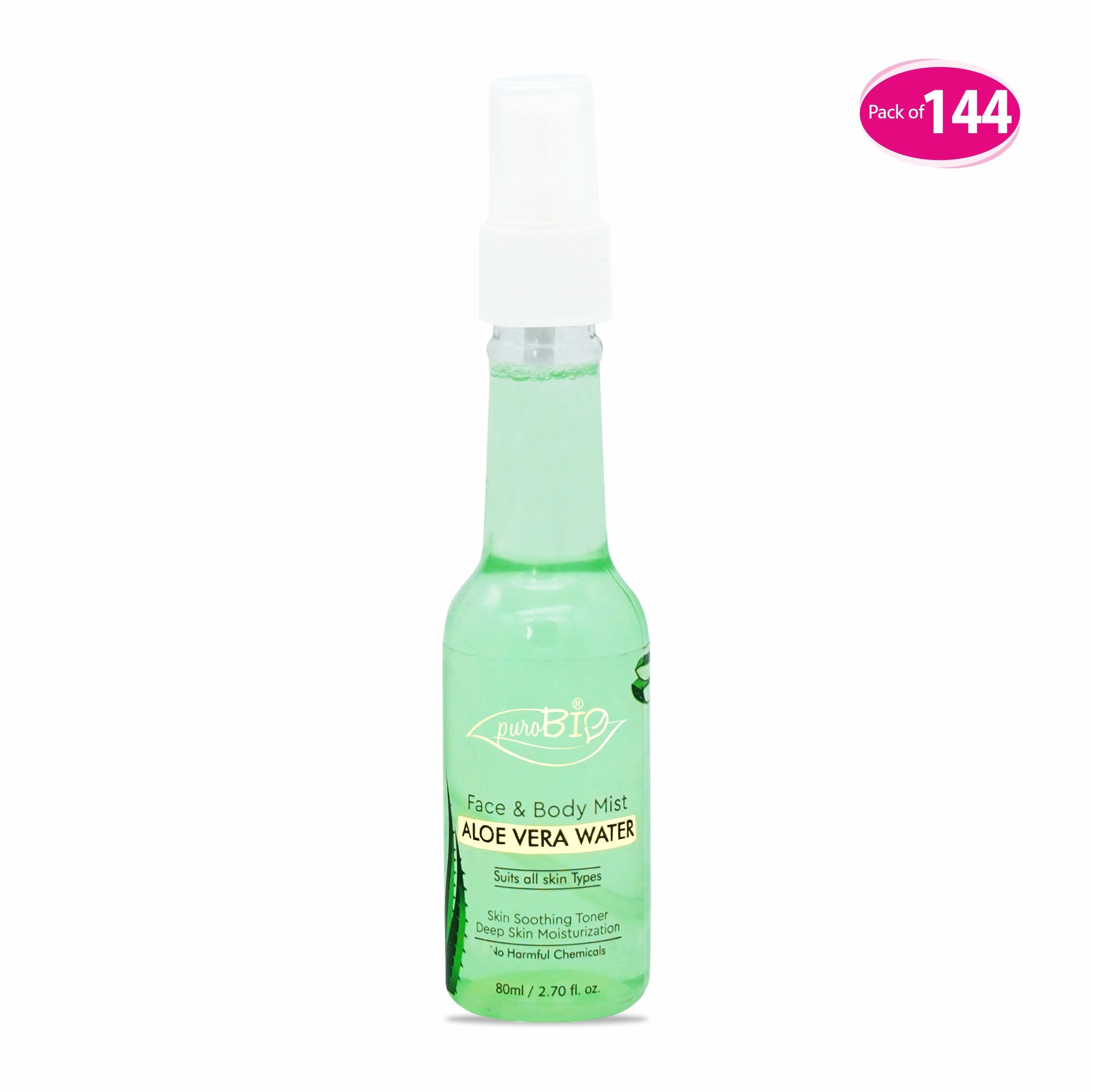 Face And Body Aloevera Toner Spray in bulk 144 quantity