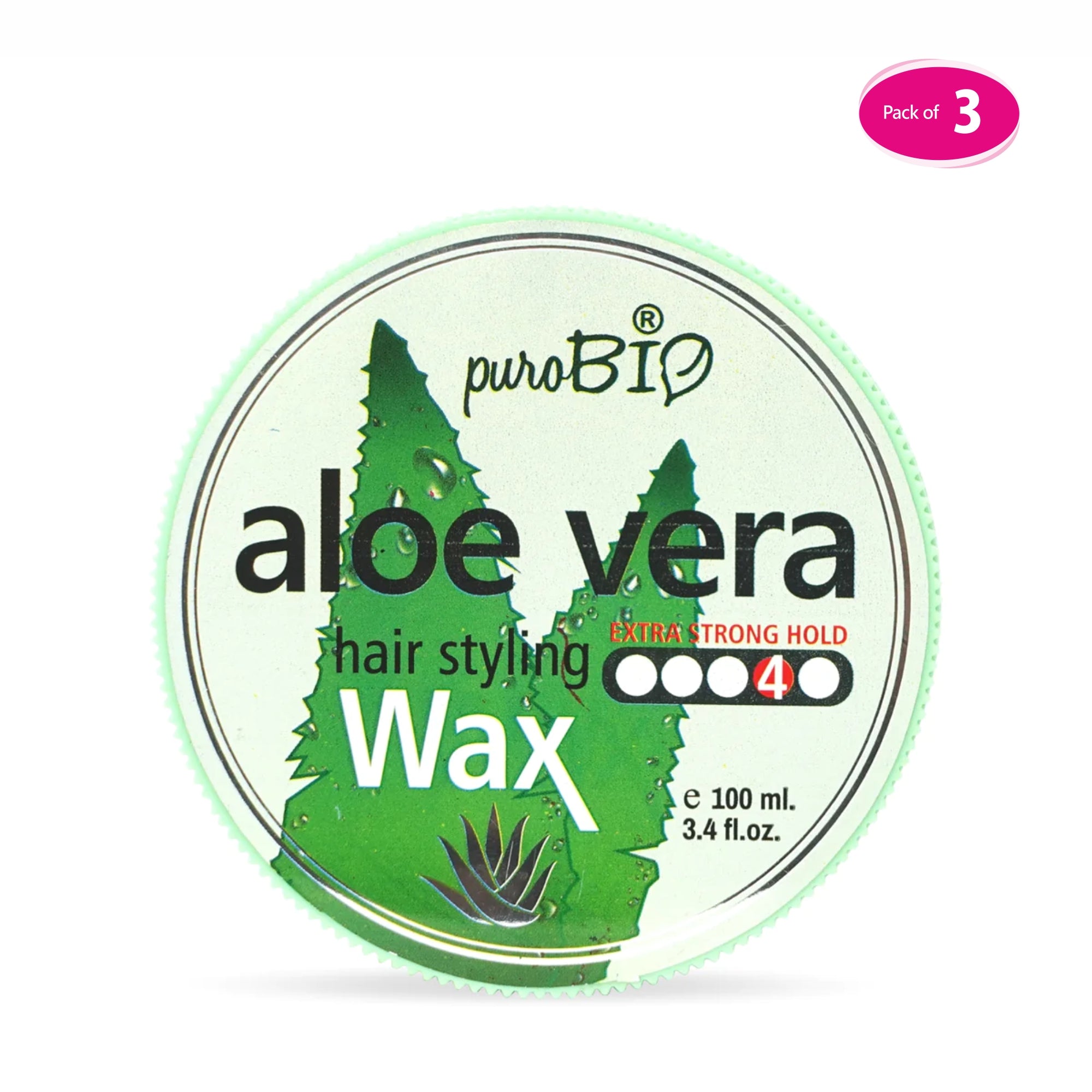 Aloe Vera Hair Styling Wax For Men in bulk 3 quantity