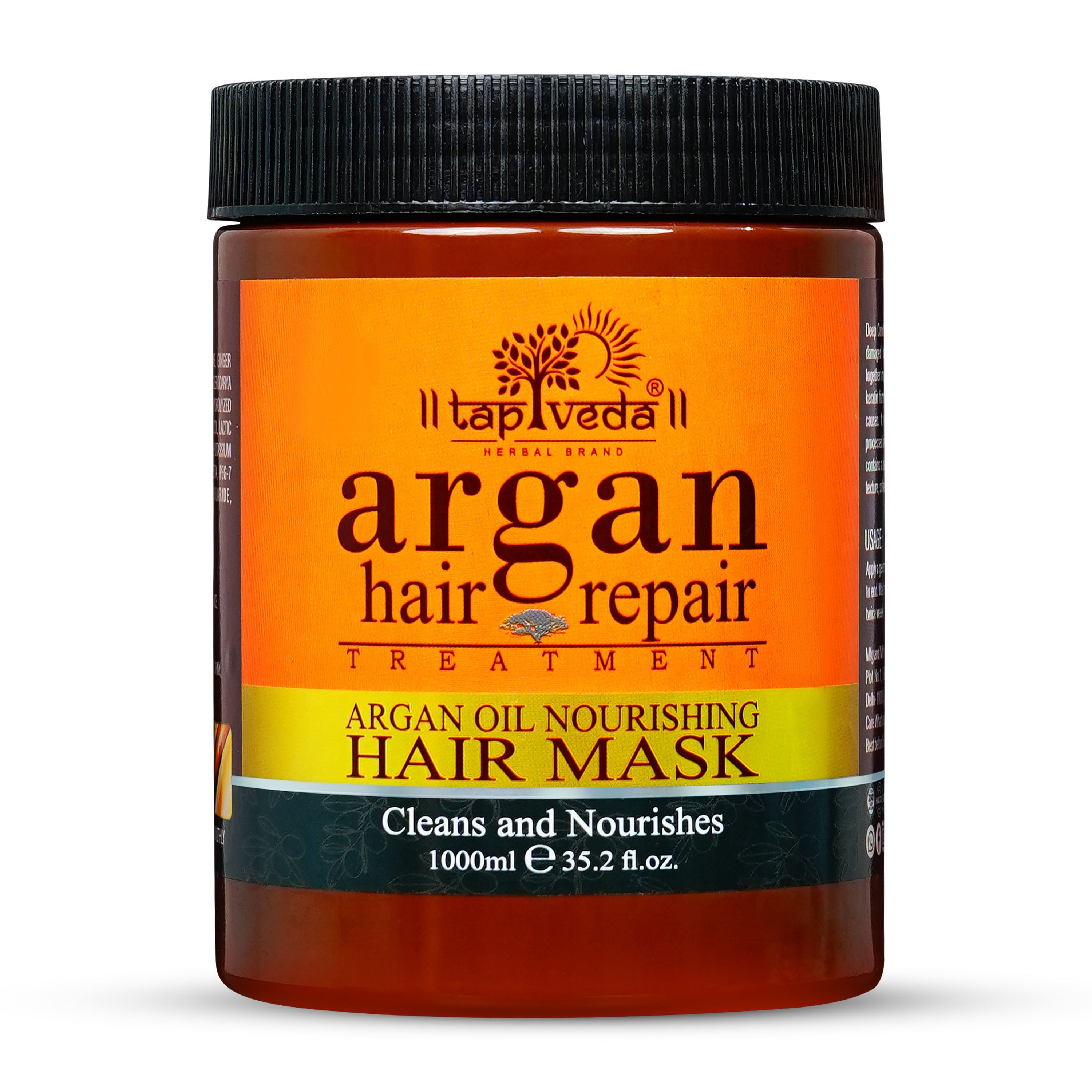 Tapveda Argan Hair Mask For Deep Nourish, Dry and Frizzy Hair 1000ml