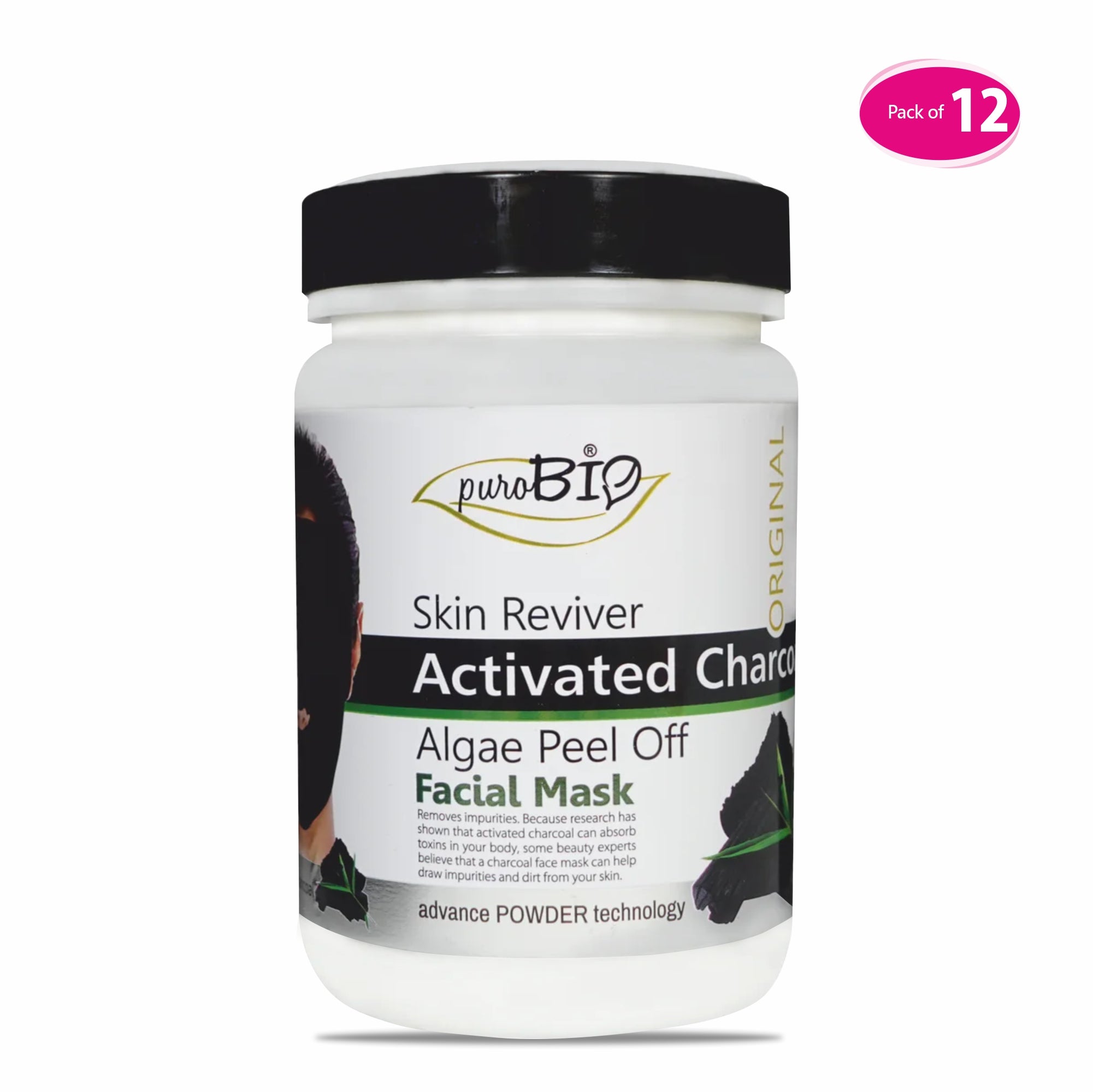 Activated Charcoal Algae Peel Off Face Mask in bulk 12 quantity