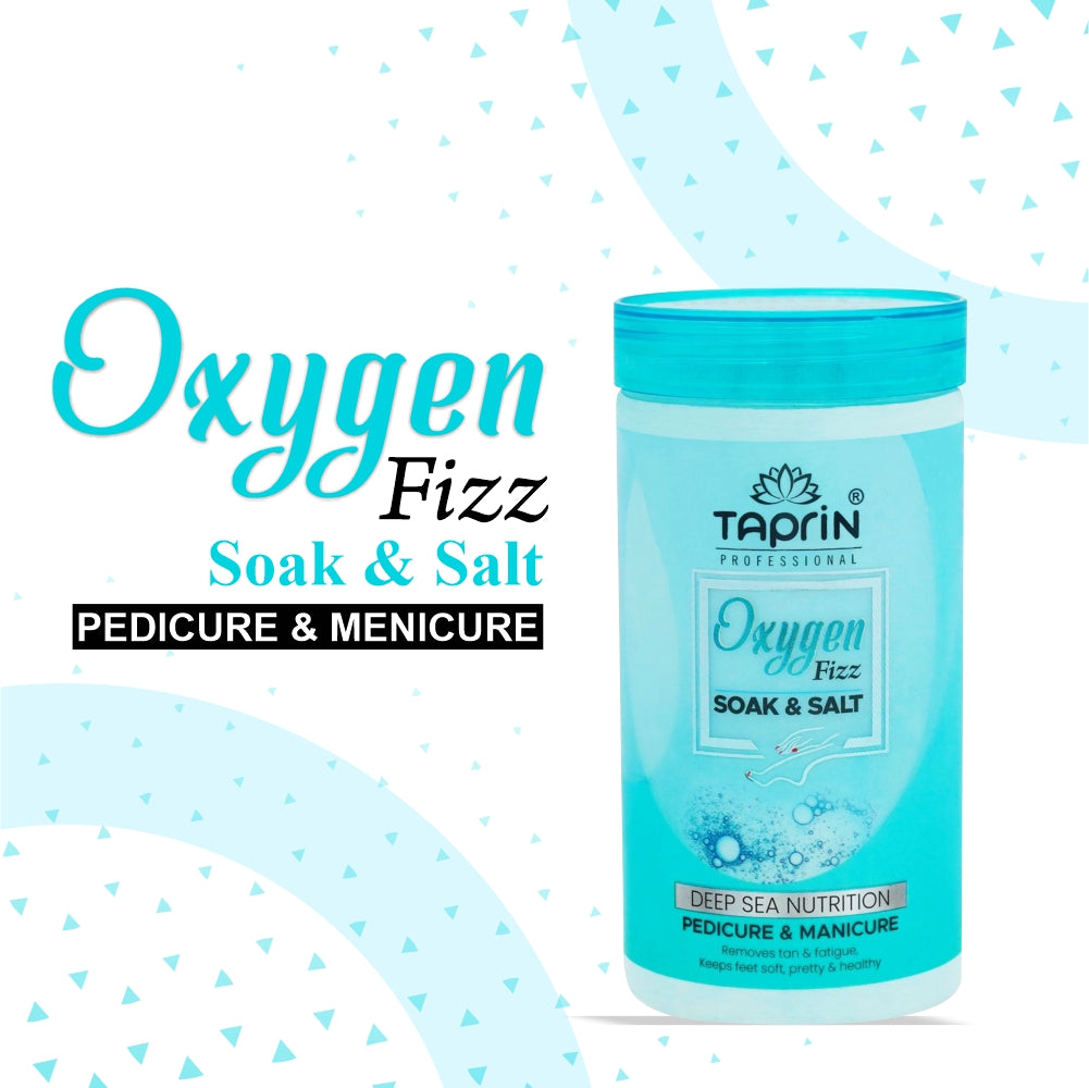 Oxygen Fizz Soak & Salt Pedicure & Manicure