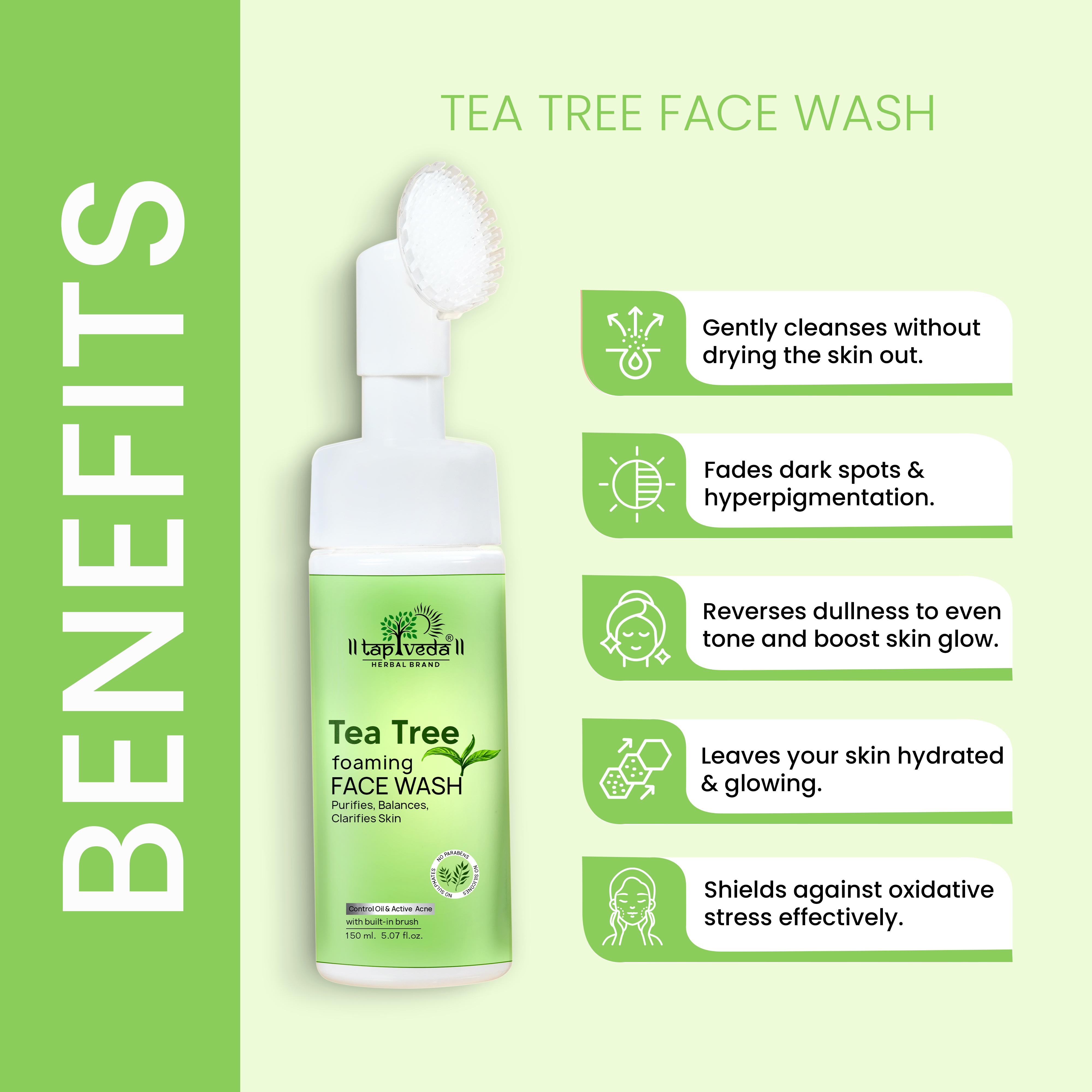 benefits of tea tree face wash