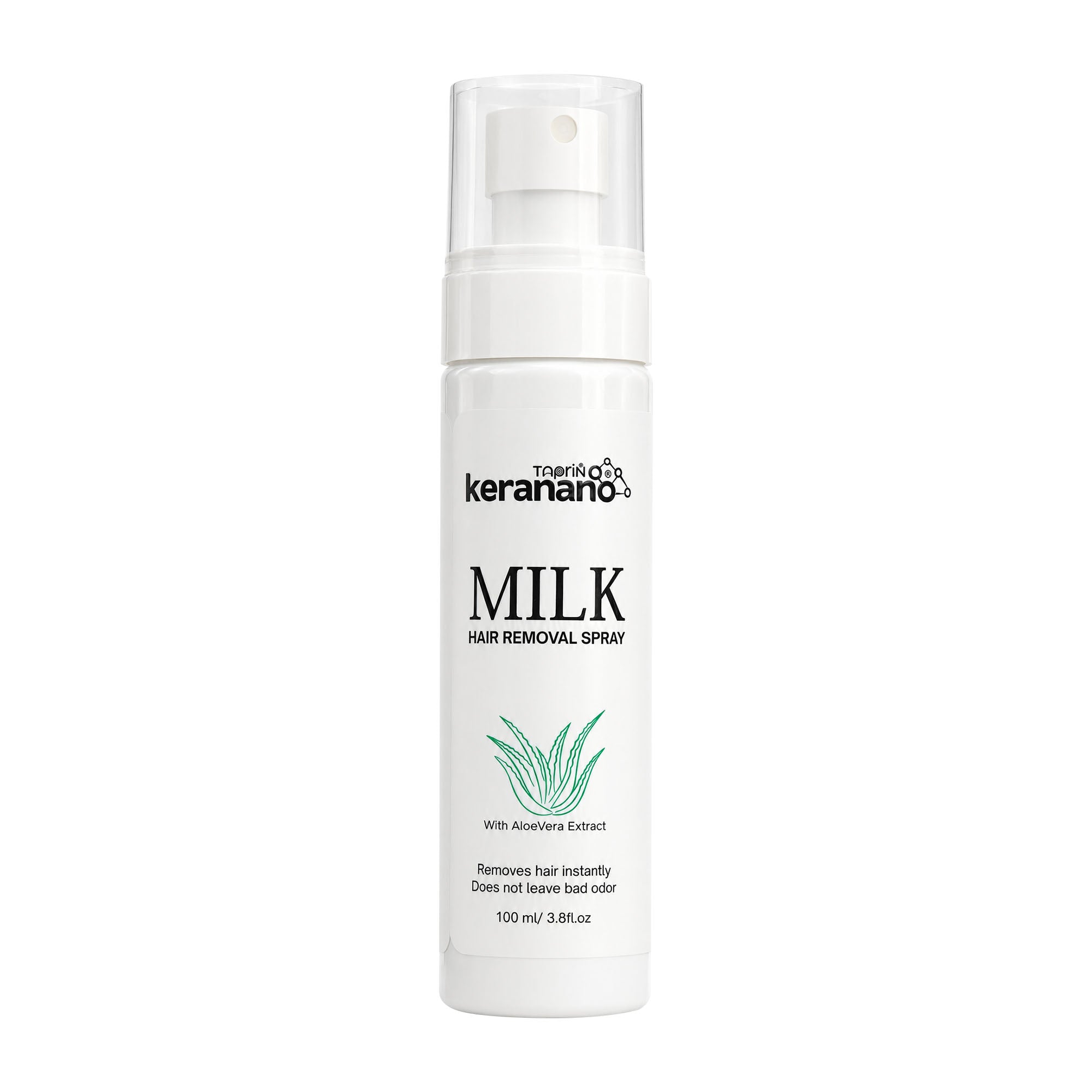 Milk Hair Removal Spray with Aloe Vera | Instant Body Hair Removal Spray (100ml)