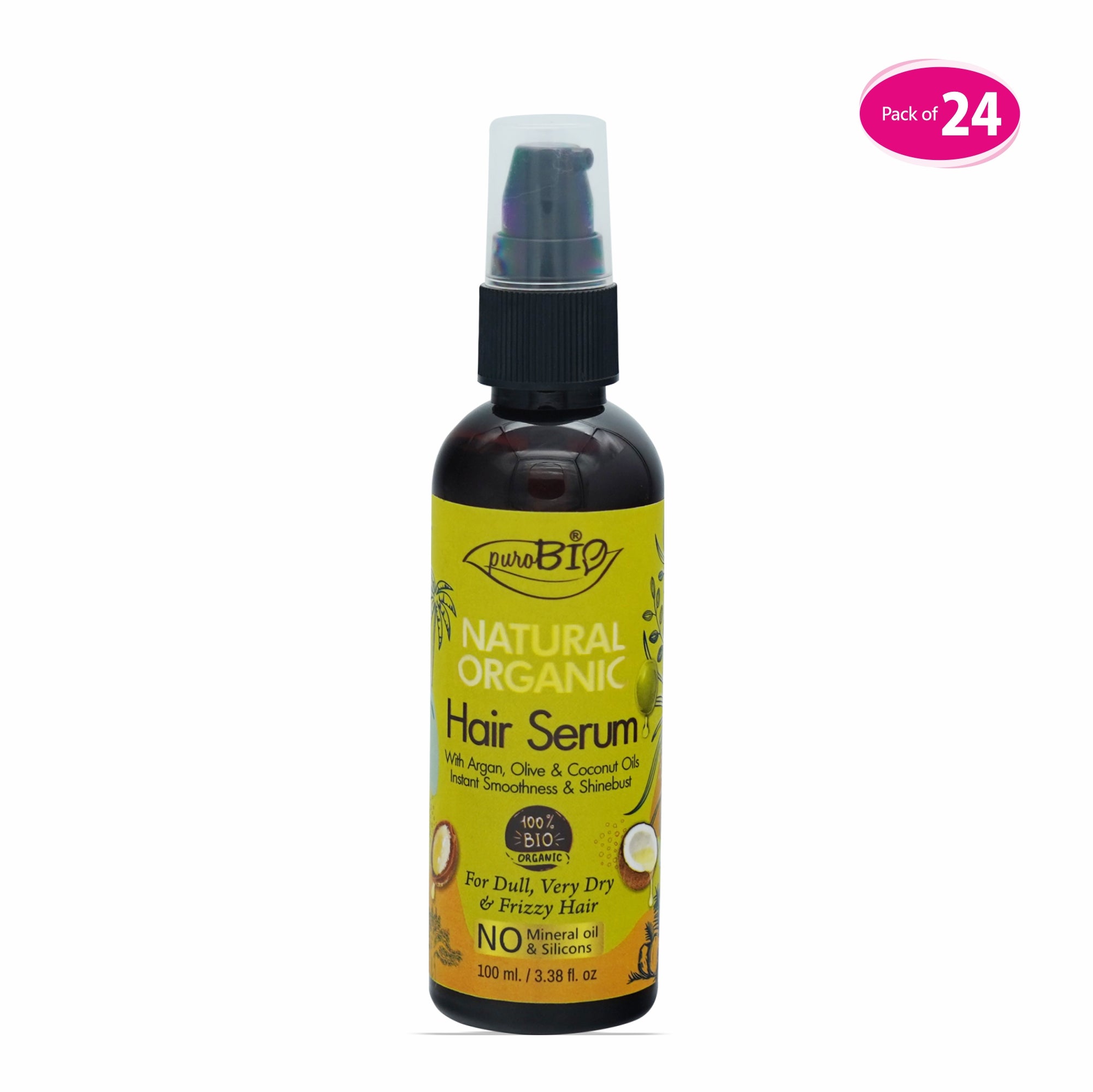 Natural Organic Hair Serum in bulk 24 quantity