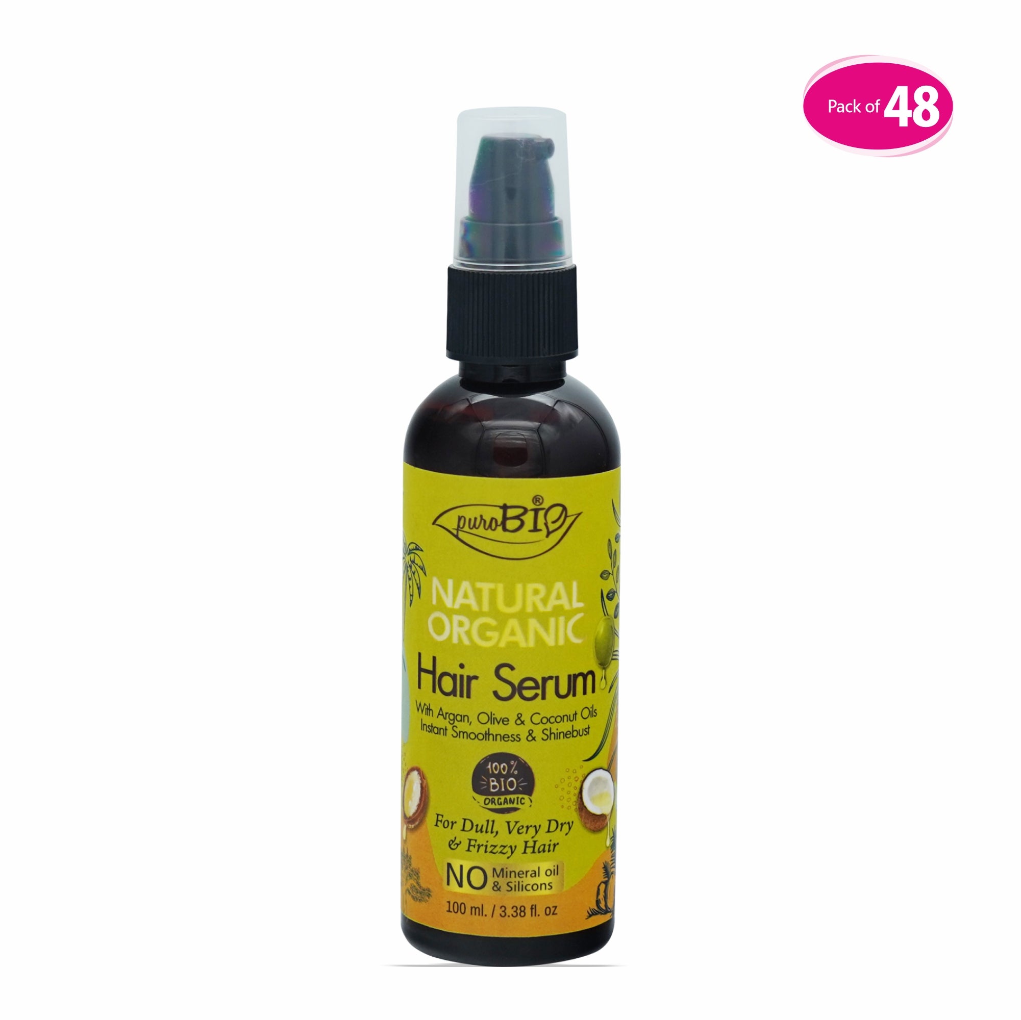 Natural Organic Hair Serum in bulk 48 quantity