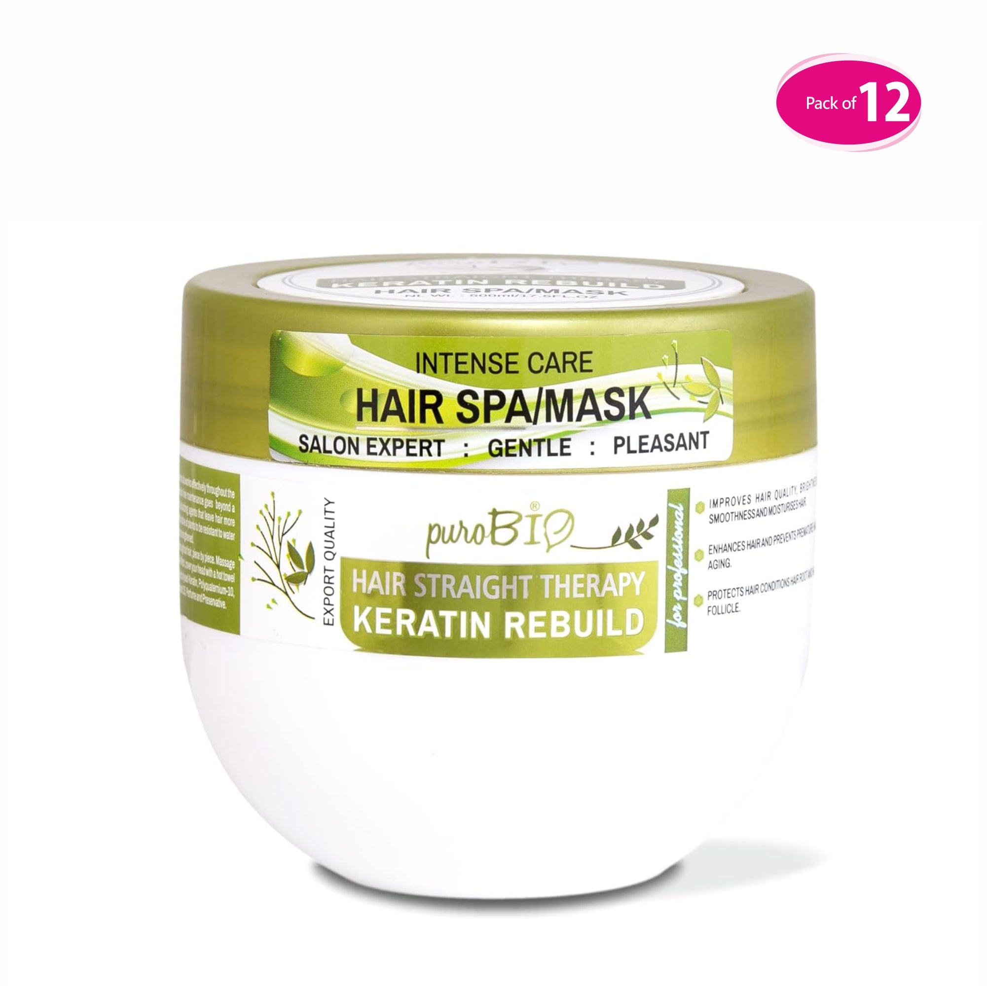 Sulphate Free Keratin Rebuild Hair Mask in bulk 12 quantity