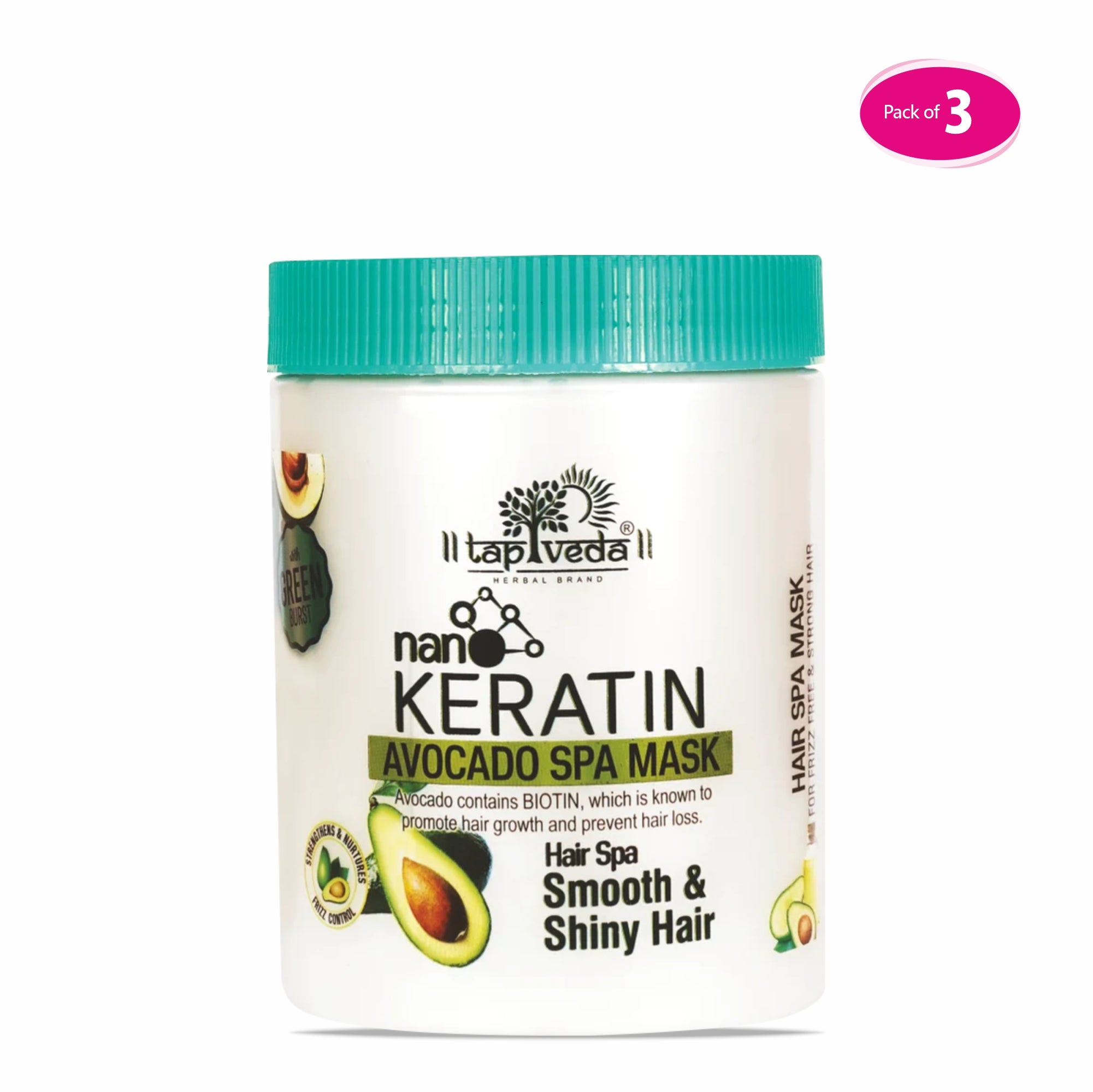 Avocado Nano Keratin Hair Spa Mask in bulk 3 quantity