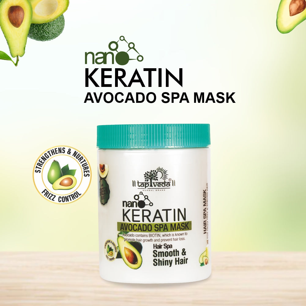 Avocado Nano Keratin Hair Spa Mask