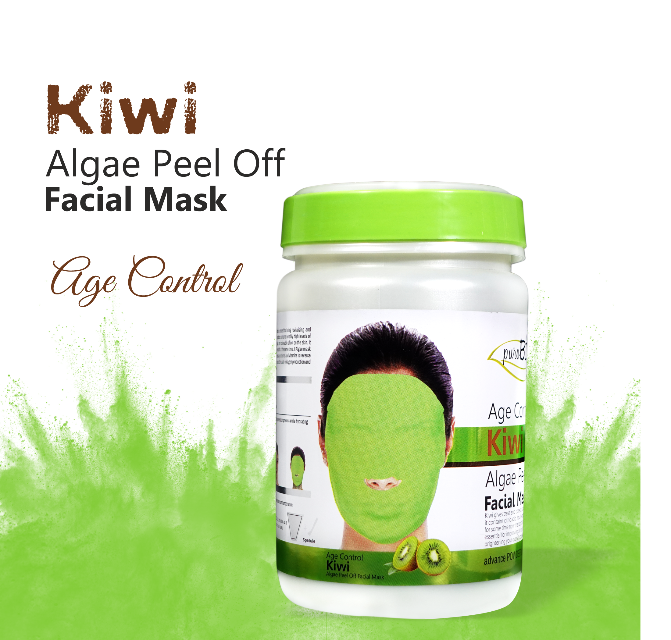Kiwi Algae Peel Off Powder Face Mask
