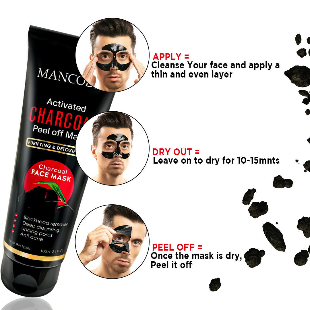 Mancode_Tube_Charcoal Peel off Mask_100ml 5