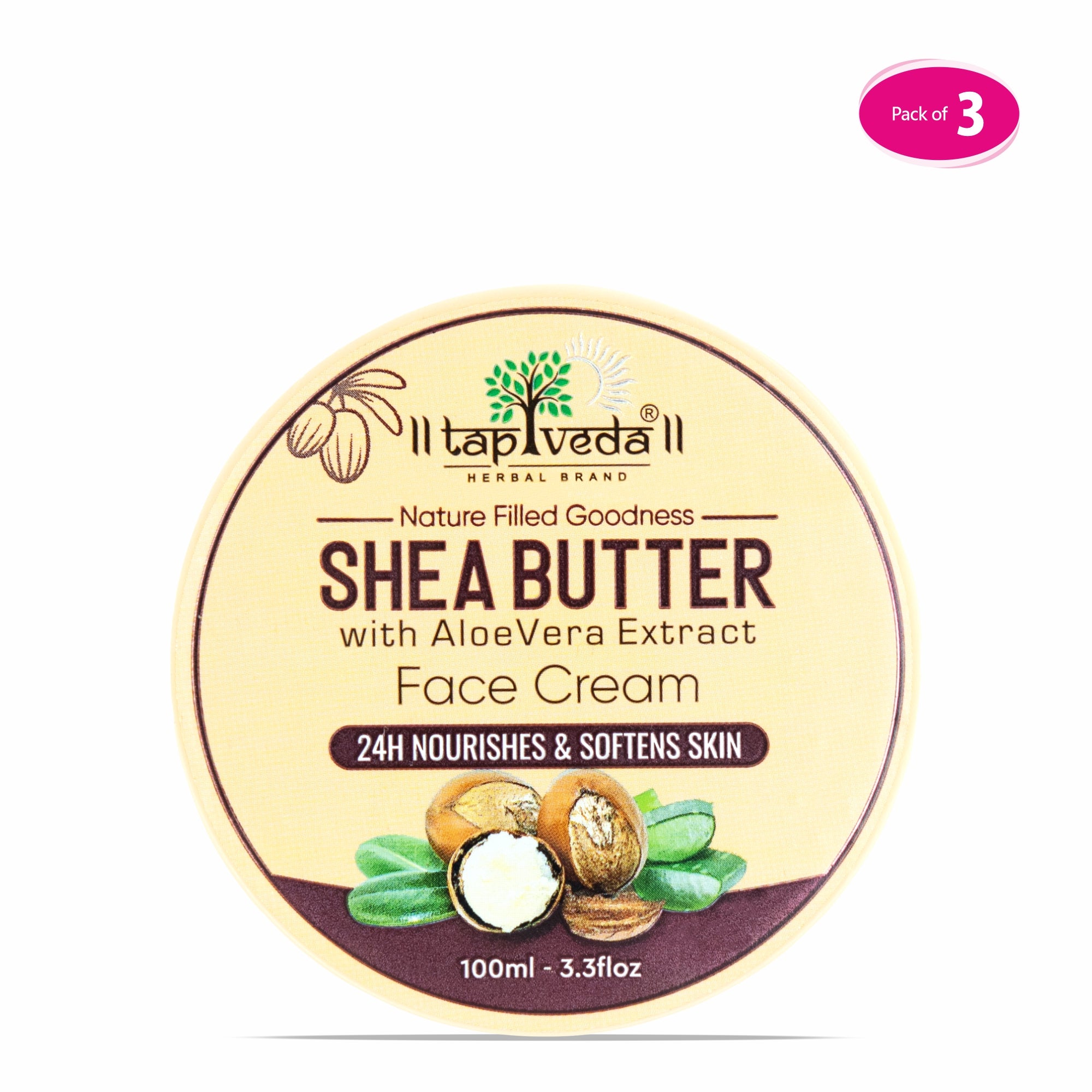 Shea Butter Face Cream With Aloe Vera Extract in bulk 3 quantity