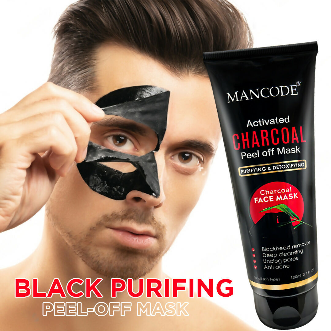 Mancode_Tube_Charcoal Peel off Mask_100ml 2