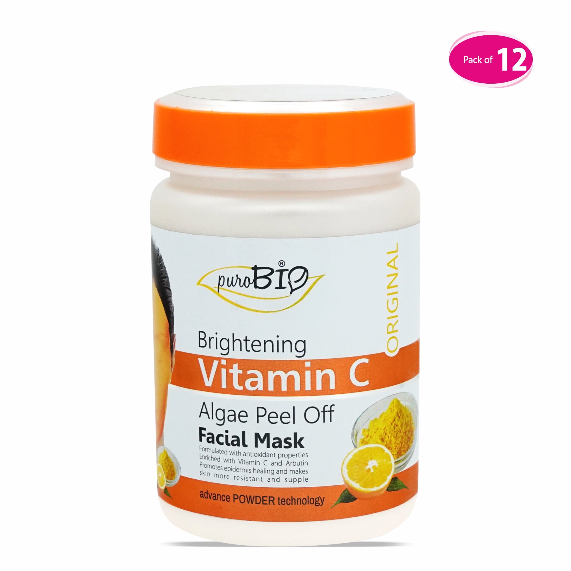 Vitamin C Algae Peel Off Powder Facial Mask in bulk 12 quantity