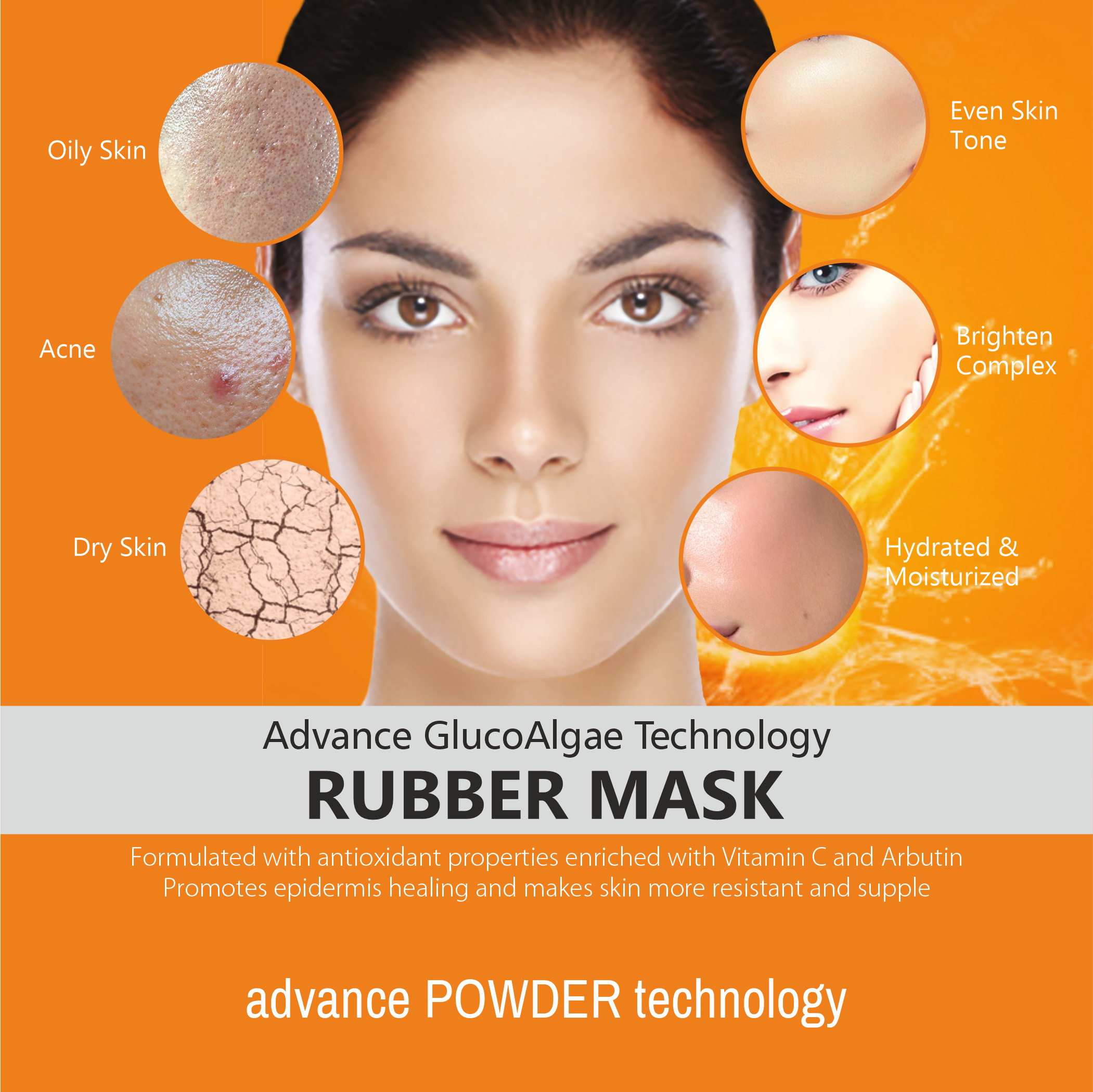 Vitamin C Algae Peel Off Powder Facial Mask