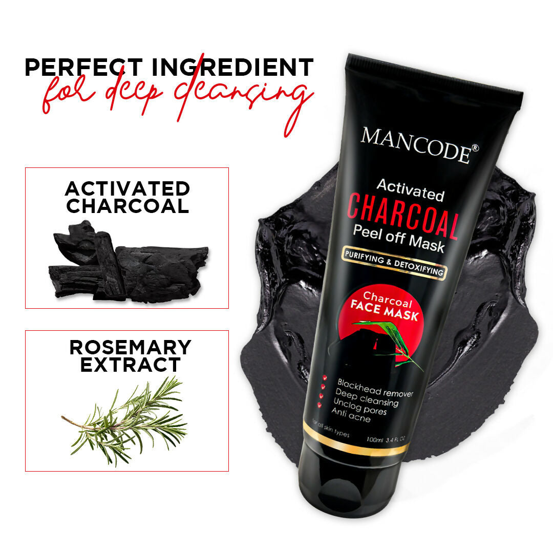 Mancode_Tube_Charcoal Peel off Mask_100ml 4