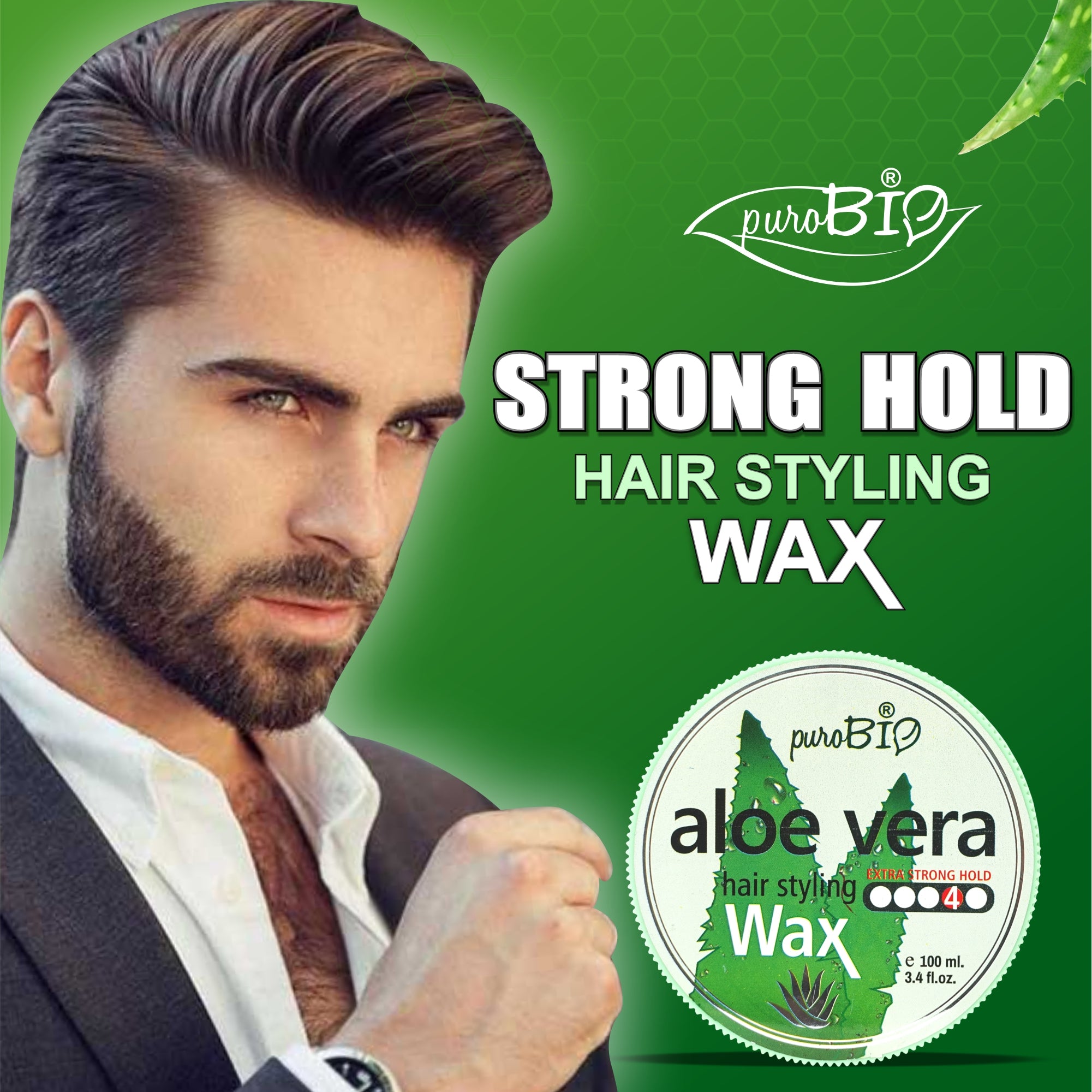 Aloe Vera Hair Styling Wax For Men