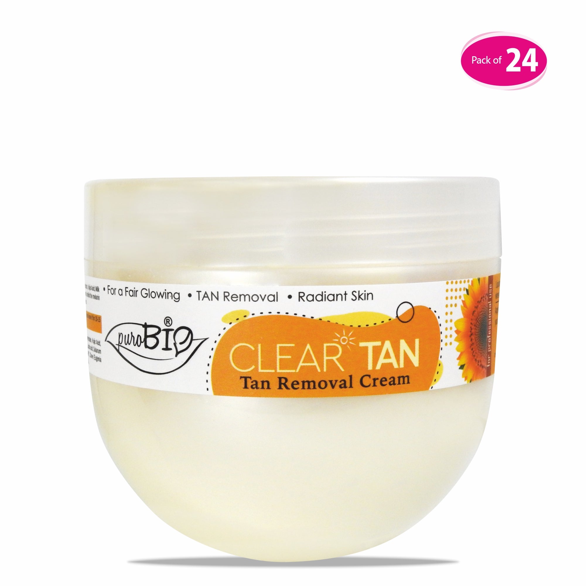 ClearTan Face Pack Best Tan removal Cream in bulk 24 quantity